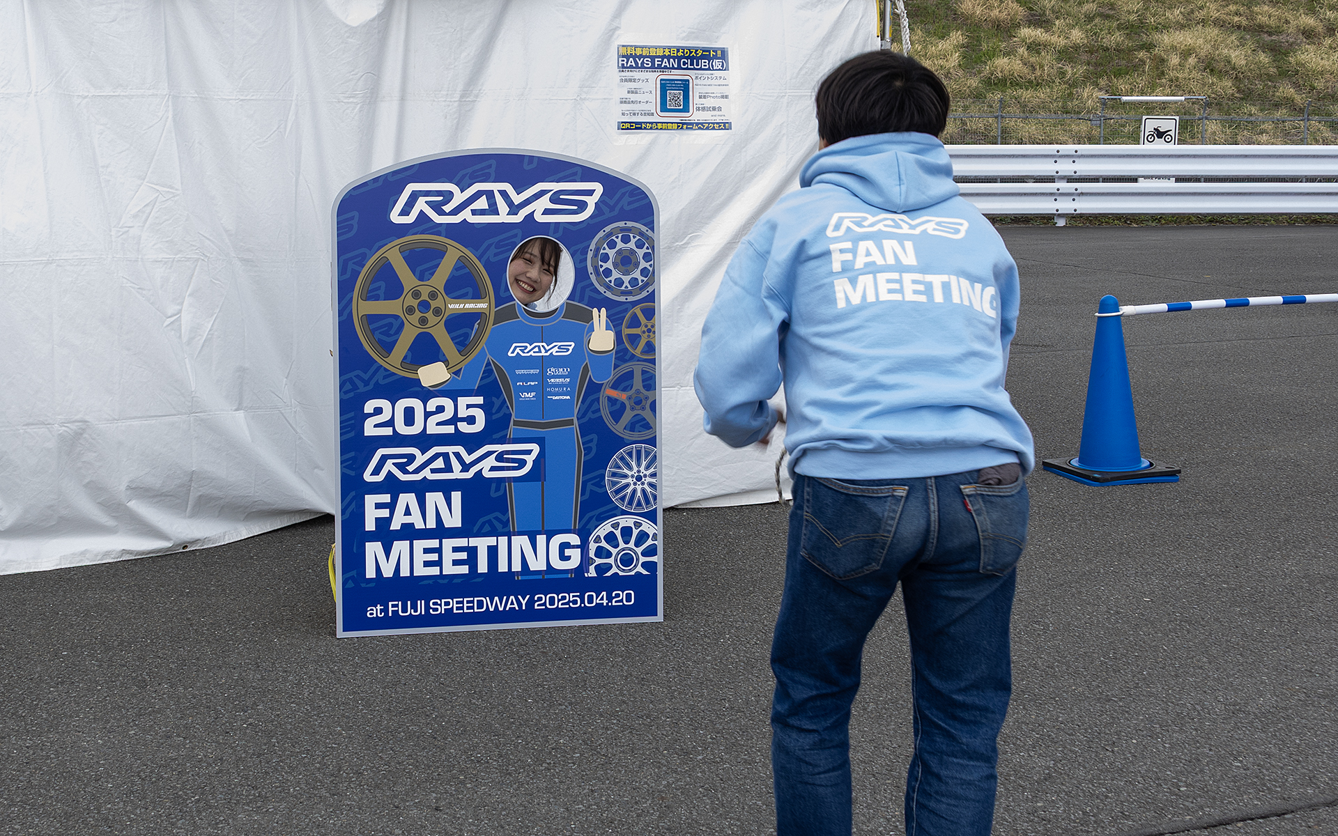 記念撮影スポットも用意