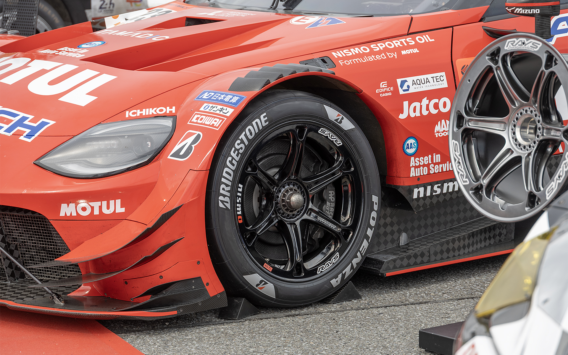 装着ホイールはRRW-GT500 AF22