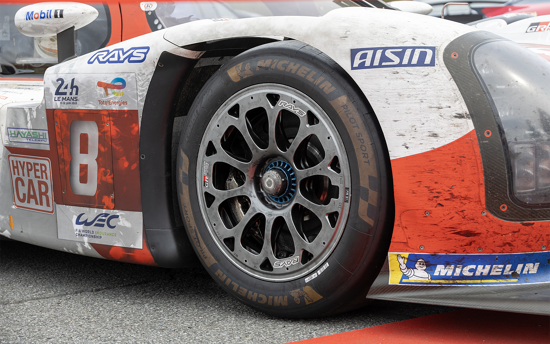 装着ホイールはRRW-LMH MF22