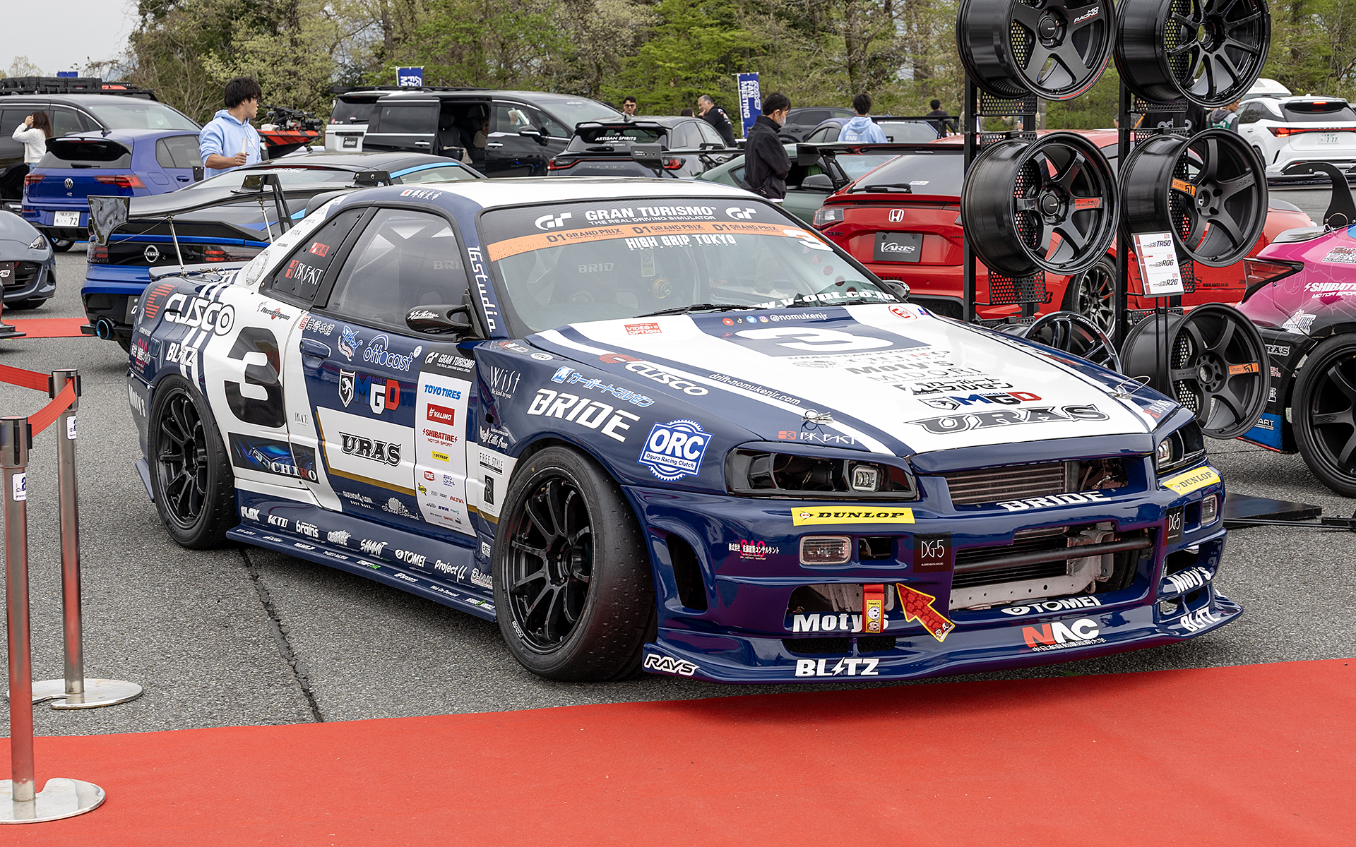 D1グランプリ参戦車。DUNLOP CUSCO SKYLINE