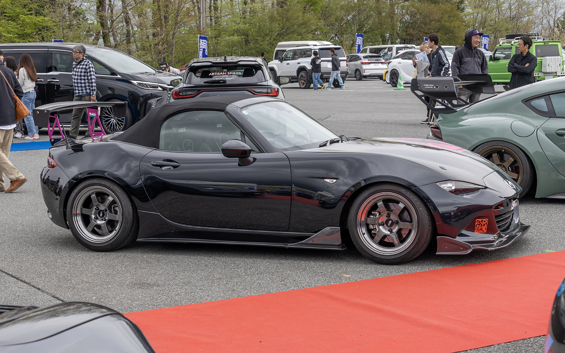 Rmagicデモカー。マツダ ロードスター。TE37V-PRO