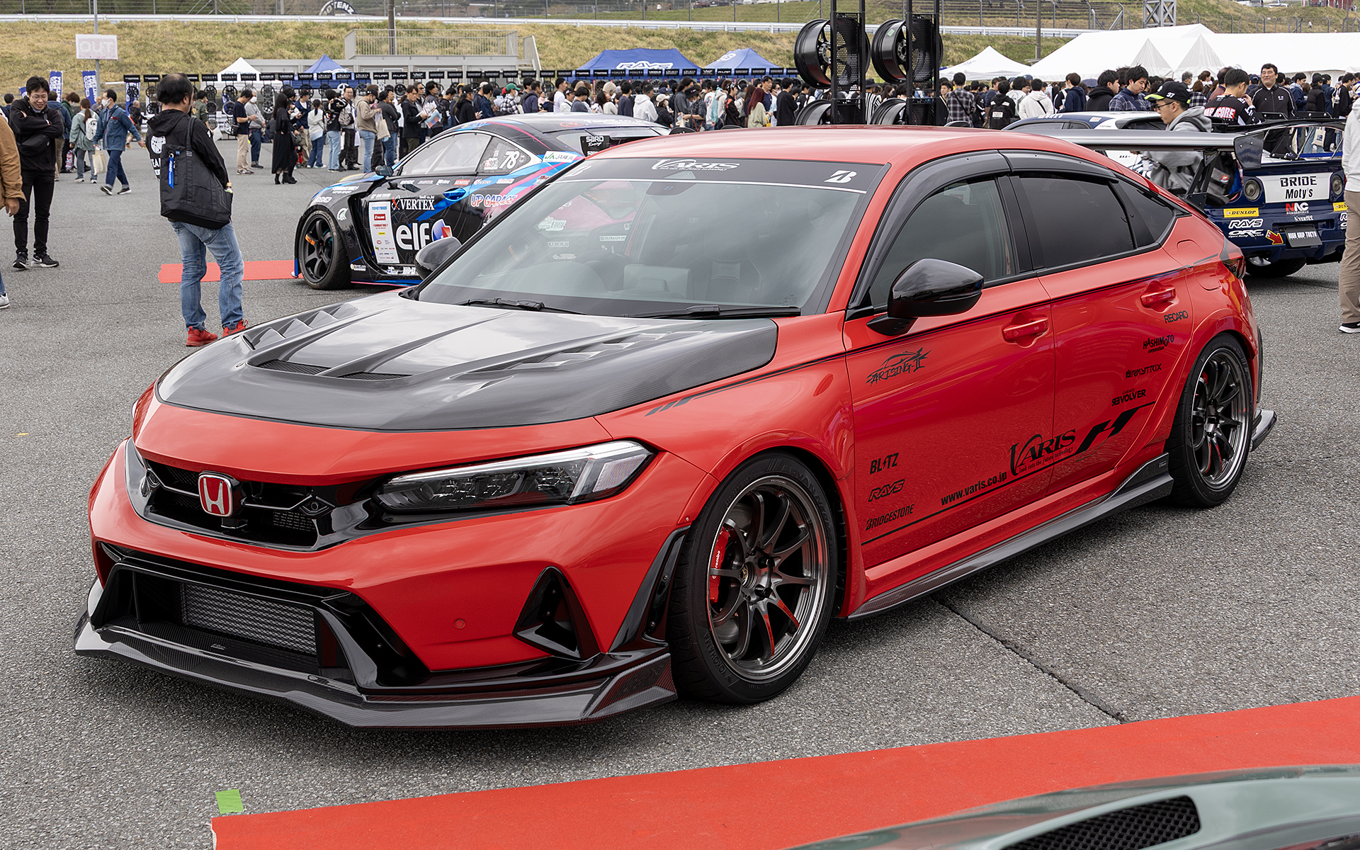 バリスデモカー。ホンダ シビックTYPE R。CE28N-PLUS SL