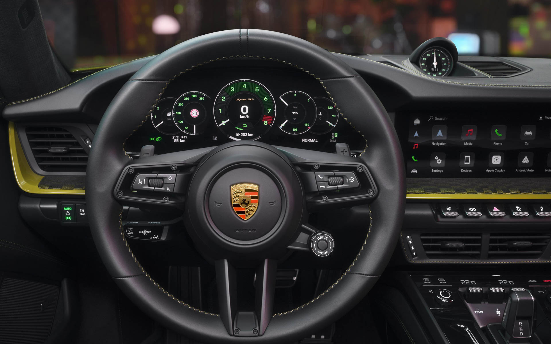 911 スピリット 70のインテリア