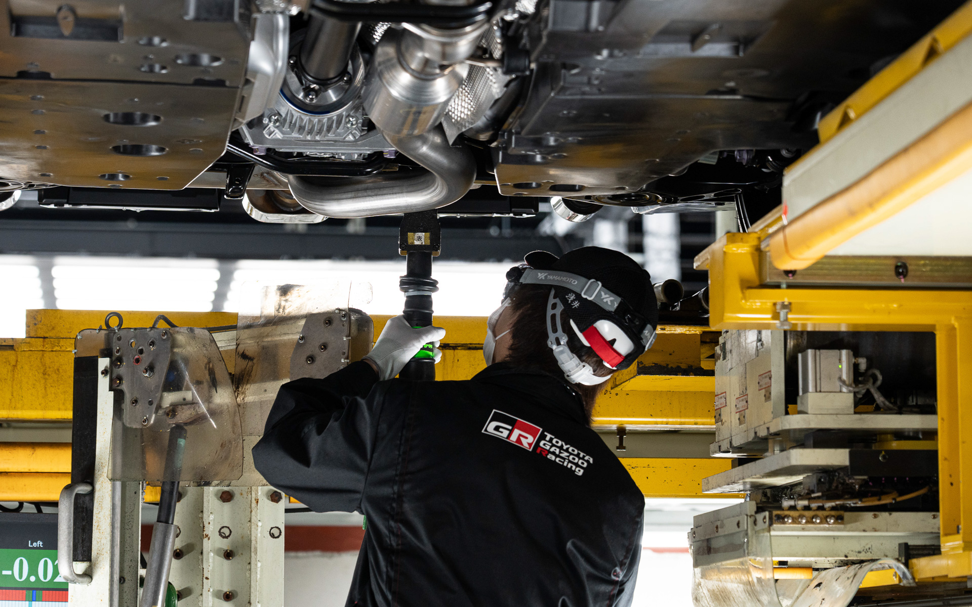 アライメント調整中