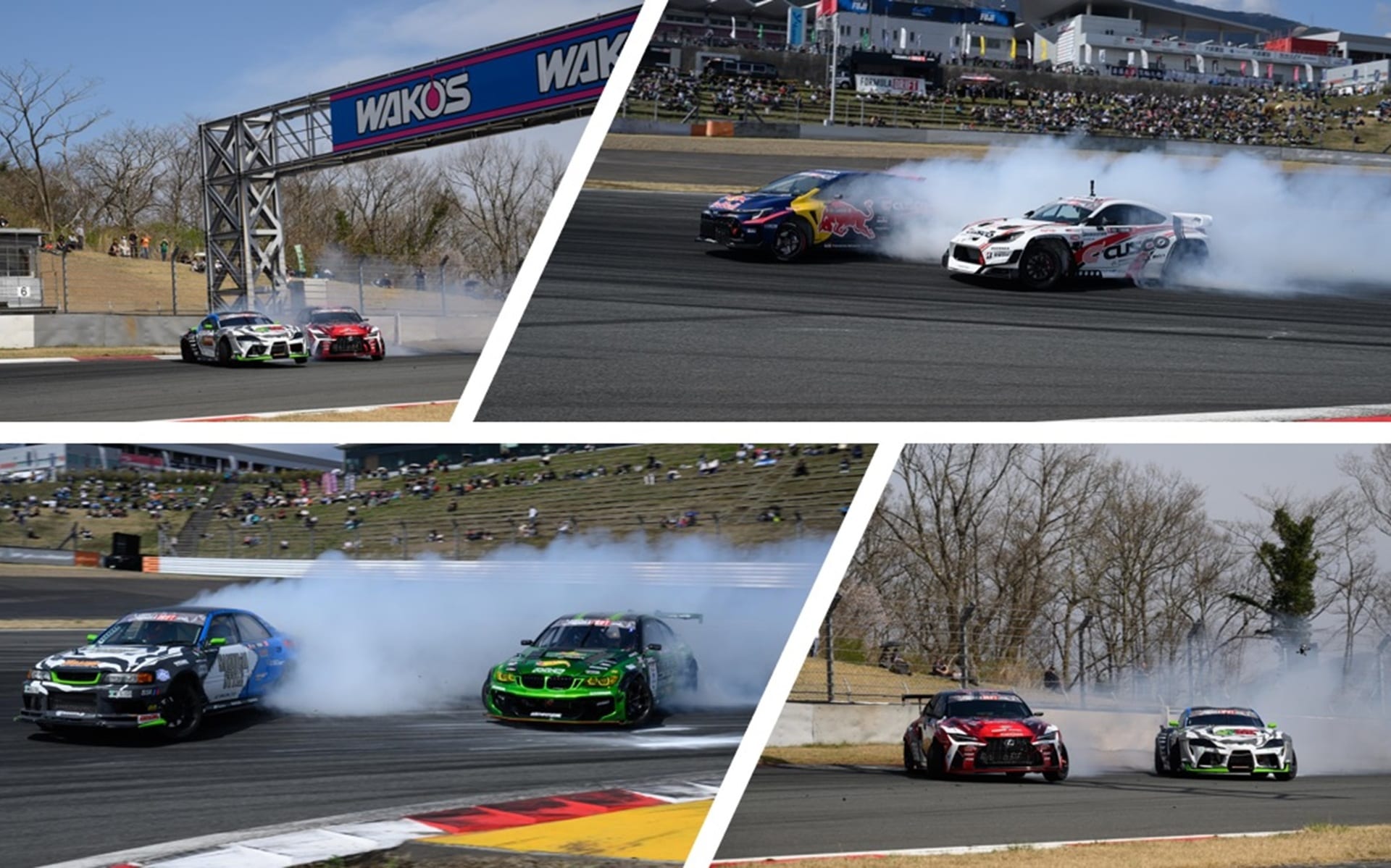 ADVANコーナー内側で迫力の走行シーンを体感できる