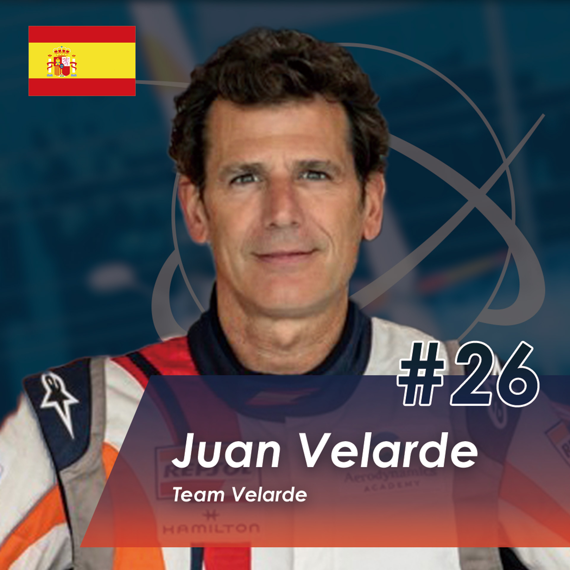 #26 ファン・ベラルデ選手（Team Velarde/スペイン）。AIR RACE X 2023 4位/AIR RACE X 2024 4位