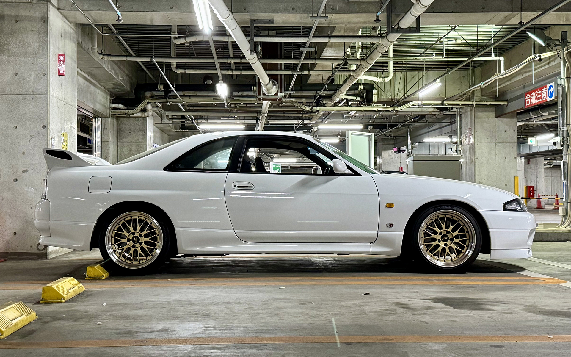 R32 EV、老夫婦がドライブするBNR32、ケンメリGT-Rに触発されて久しぶりに洗車とかしてみましたw