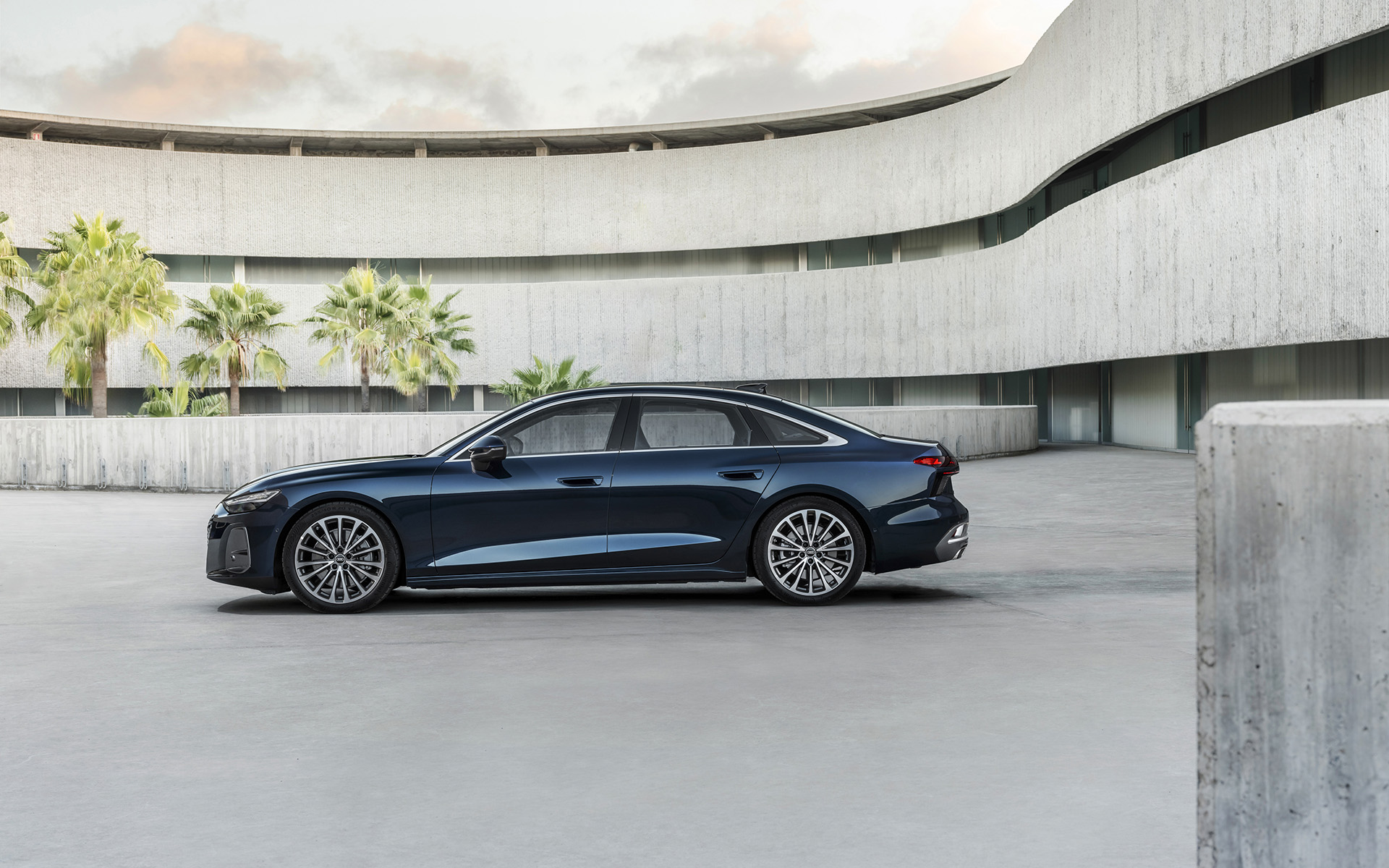 新型A6 セダンの空気抵抗係数は0.23とし、内燃エンジンを搭載する量産モデルとしてアウディ史上最高の値になる