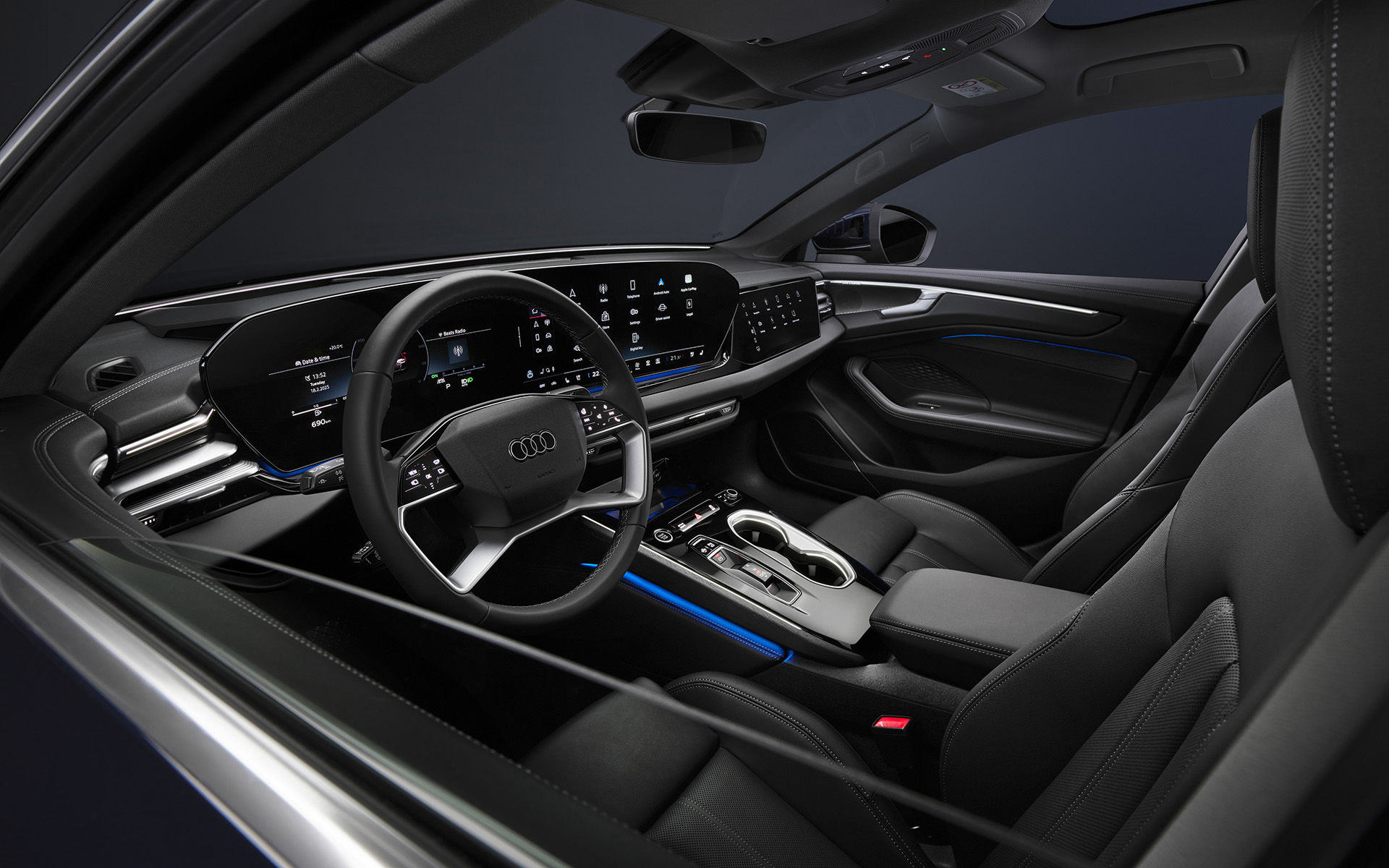 新型A6 セダンのインテリア