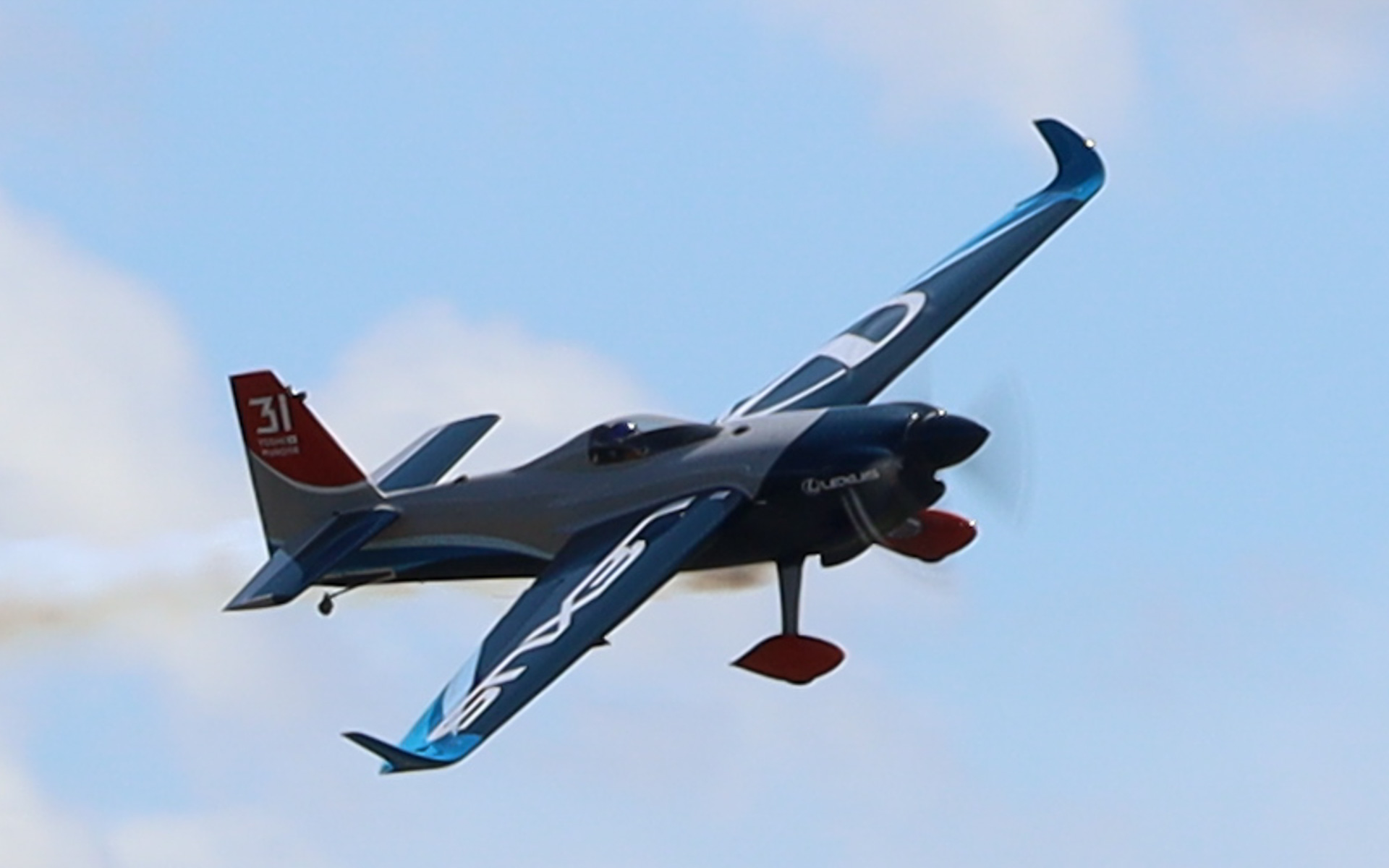 エアレース機によるデモフライト