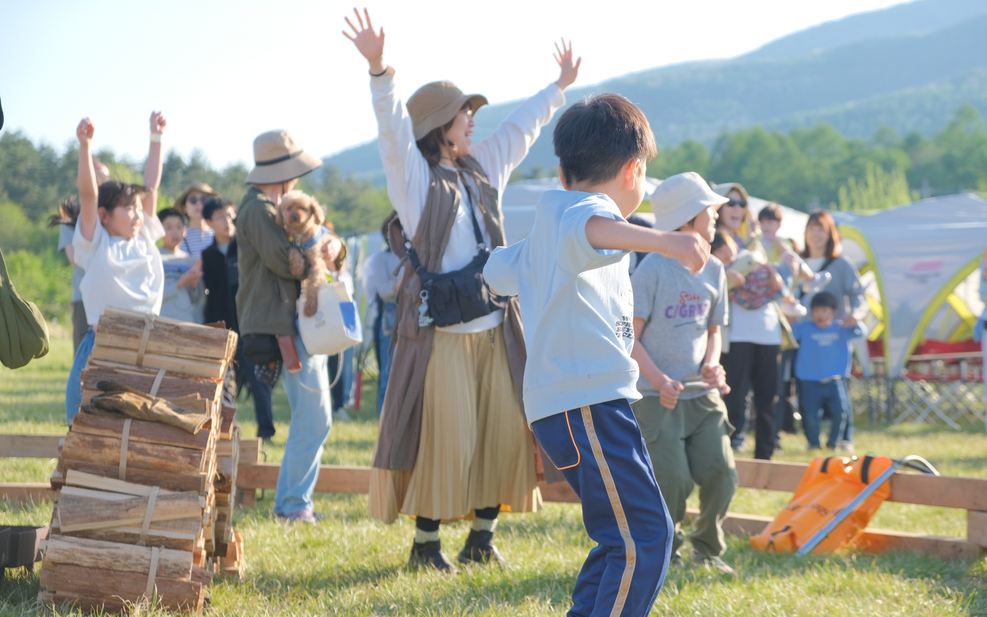 いろいろなアクティビティ体験を用意している