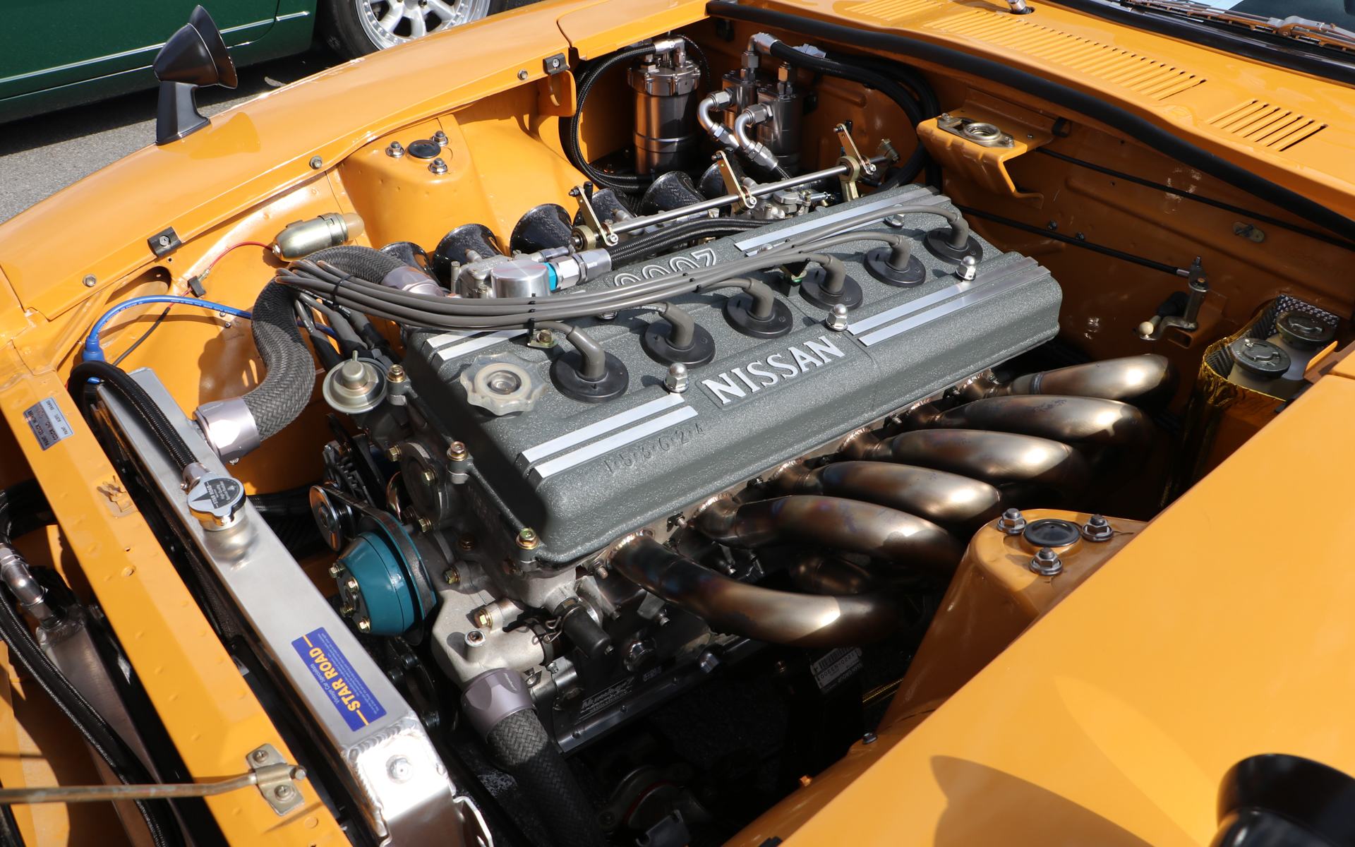 <a href="https://lb-number7.jp/" class="n" target="_blank">Number7 Racing Products（リベラルデザイン）</a>のデモカー（S30/Z432）