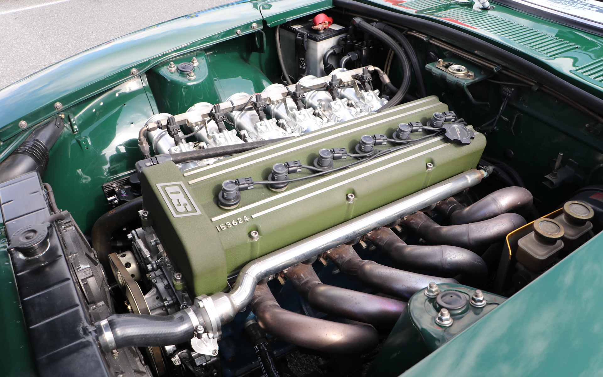 <a href="https://lb-number7.jp/" class="n" target="_blank">Number7 Racing Products（リベラルデザイン）</a>のデモカー（S30/Z432）