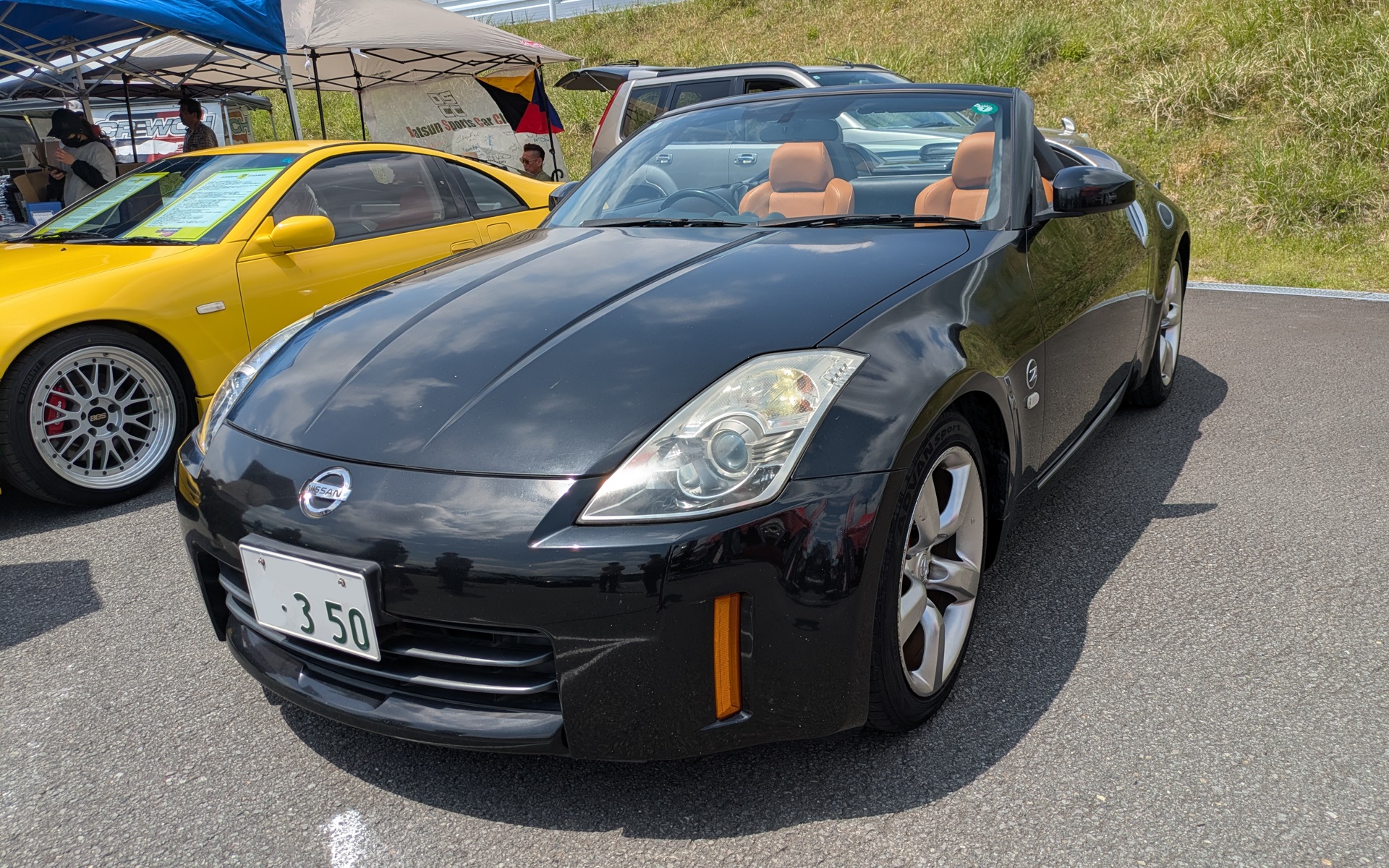 湯川氏の愛車のZ33ロードスター