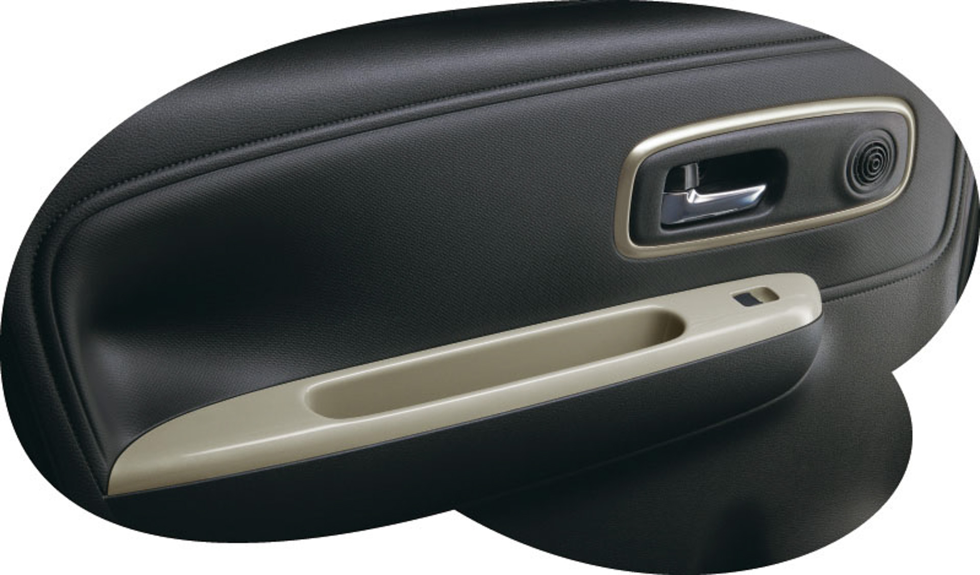 ドアトリムカラーガーニッシュ［シャンパンゴールド］（運転席、助手席）＆フロントドアアームレスト［ベージュ］