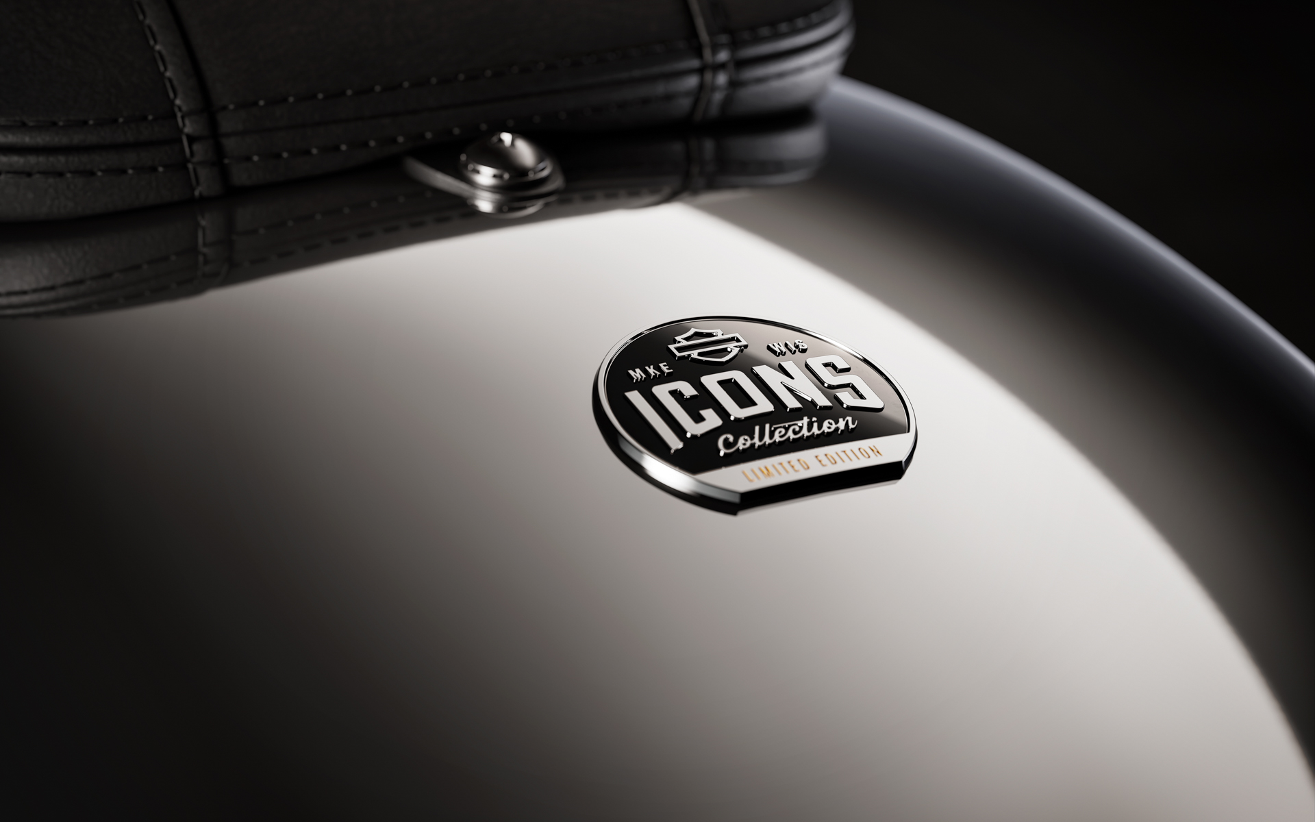 燃料タンクの特別なバッヂ