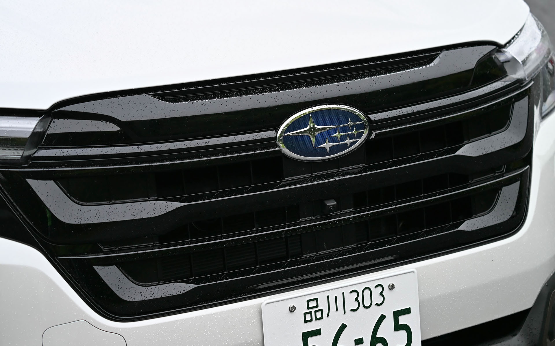 フロントグリルはツヤのあるブラック塗装