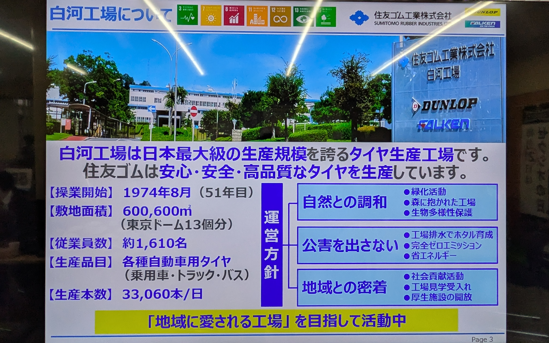 白河工場の歴史