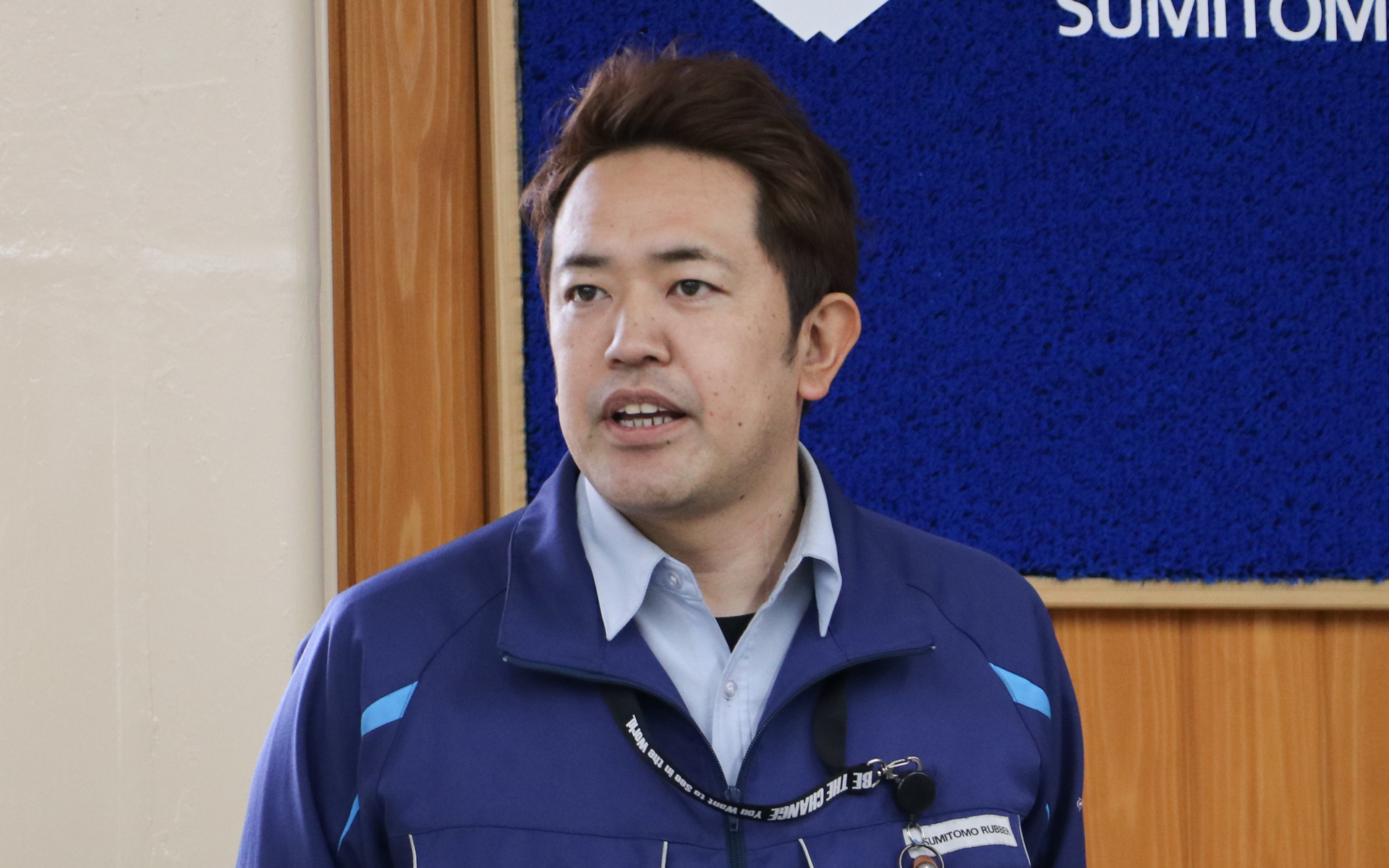 白河工場操業50周年記念イベント実行副委員長 渡邊琢馬氏（製造第一課長）