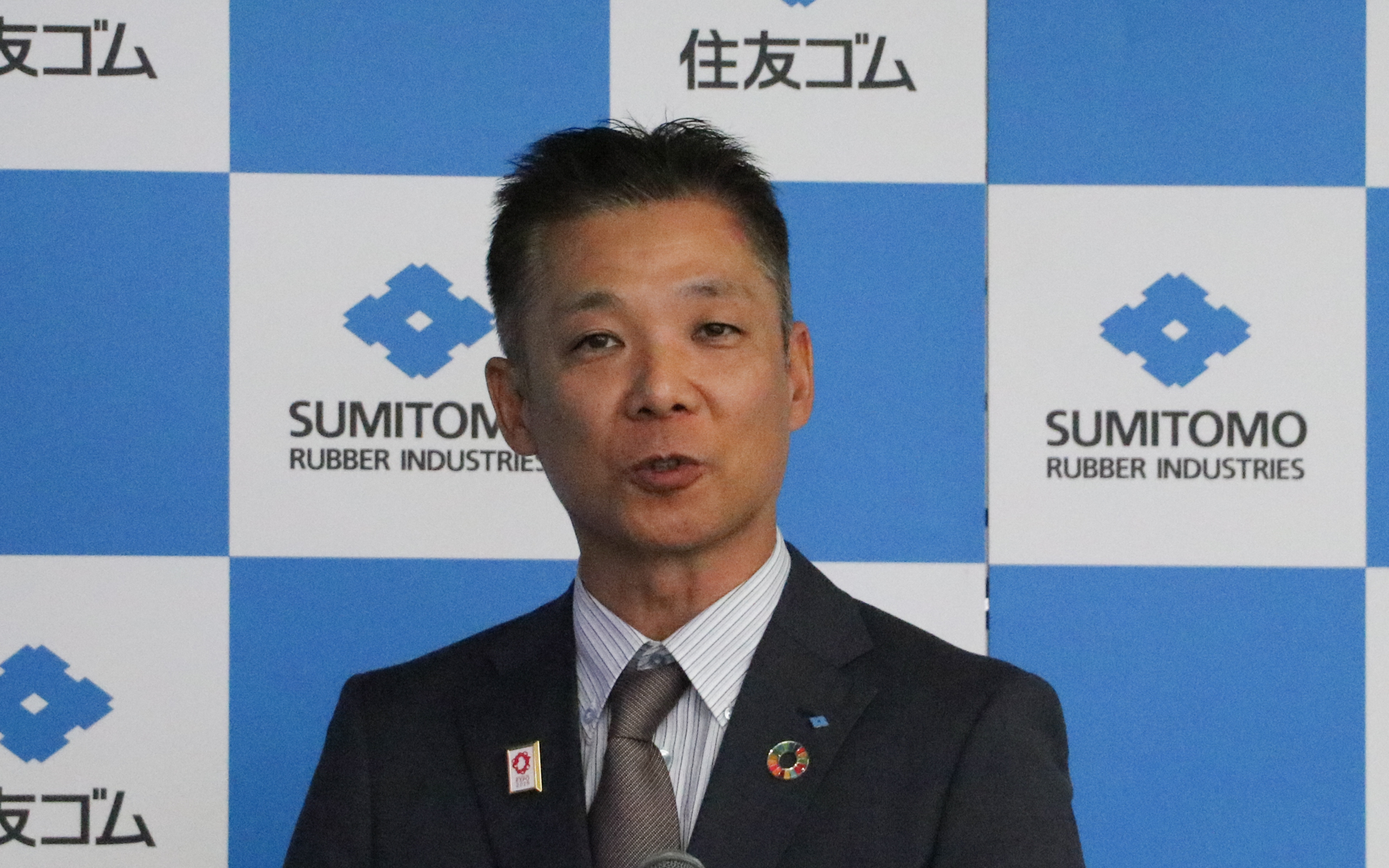 住友ゴム工業株式会社 執行役員 タイヤ事業本部 生産本部長 箱嶋英一氏