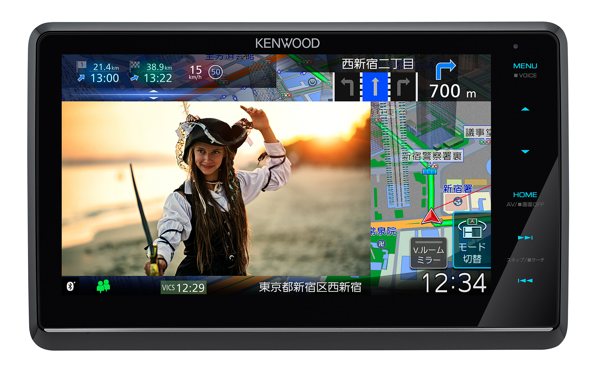 8V型フローティングモデルの「MDV-S811HDF」