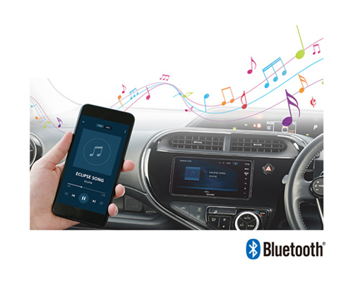 Bluetooth接続でスマホに保存された音楽などを再生可能