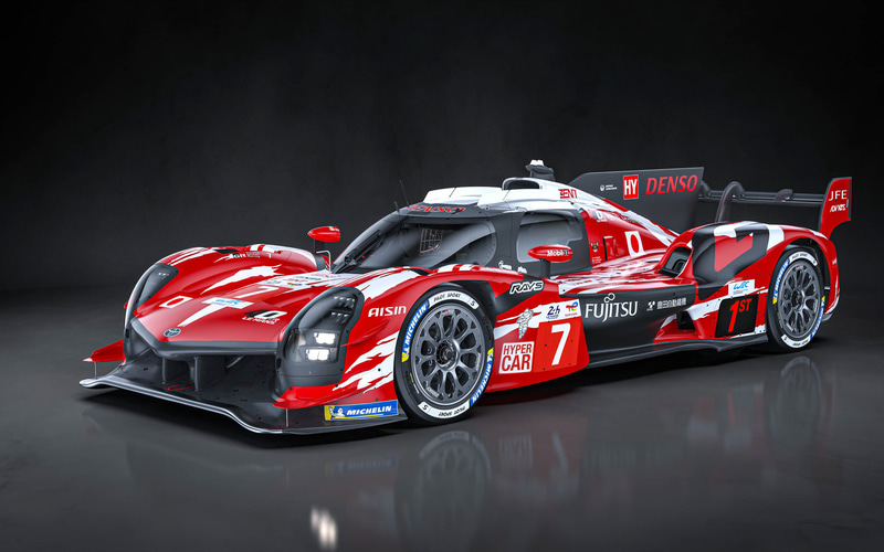 ルマン24 トヨタ、ル・マン24時間参戦40周年記念カラーリング公開 - Car Watch