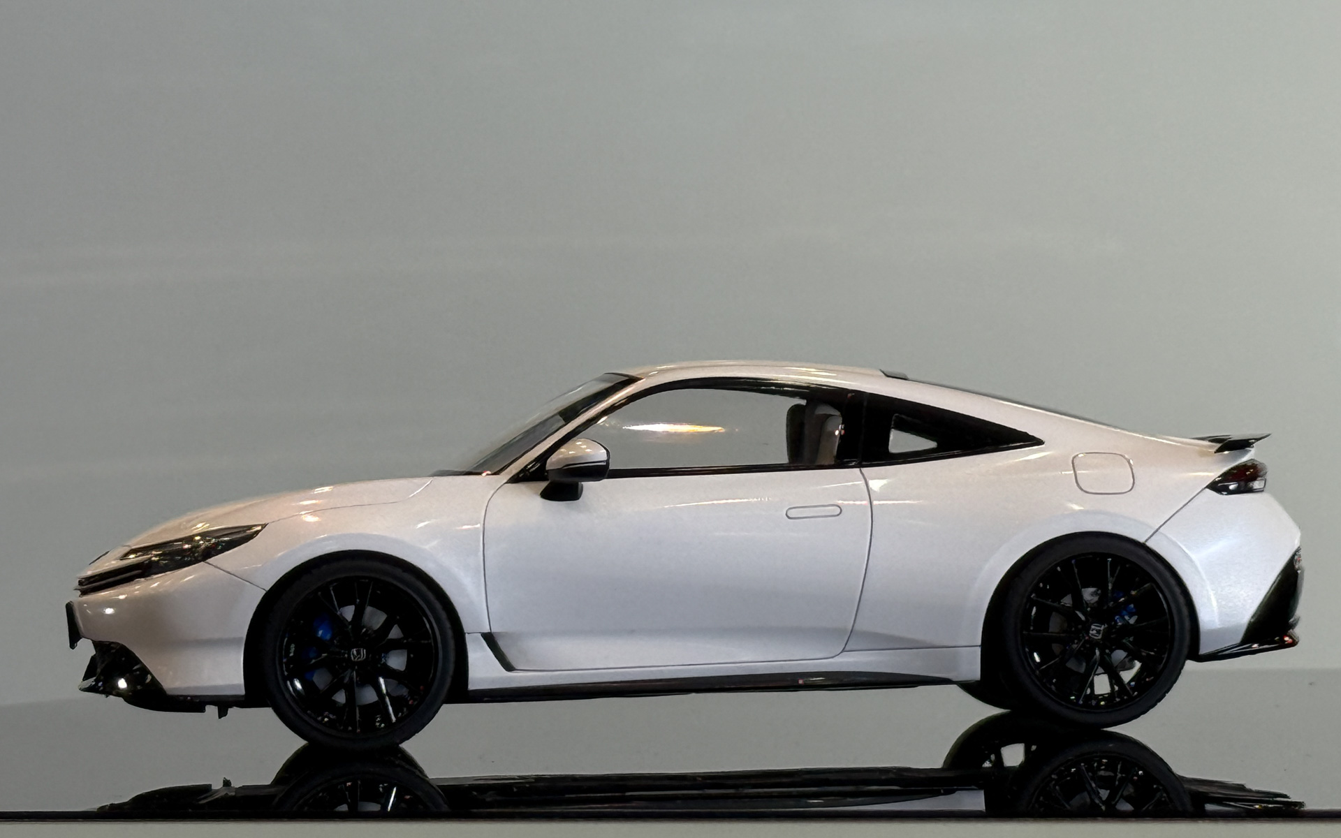 1/24スケールモデルとして開発進行中の「新型 Honda プレリュード（仮称）」