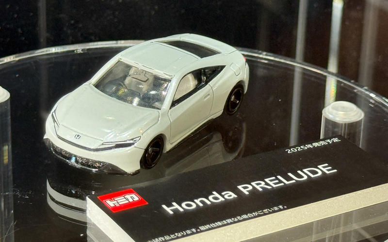 タミヤ、新型「プレリュード」の1/24スケールモデルを静岡ホビーショー
