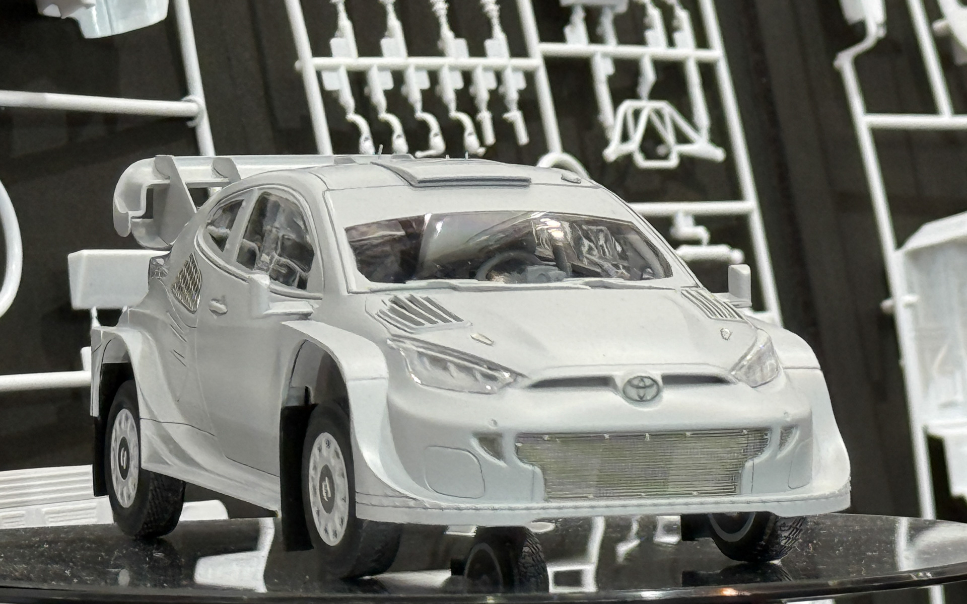 新製品「1/24 トヨタ GRヤリス ラリー1 WRC2023」は2023年シーズンのWRC参戦車両「GRヤリス ラリー1」を再現