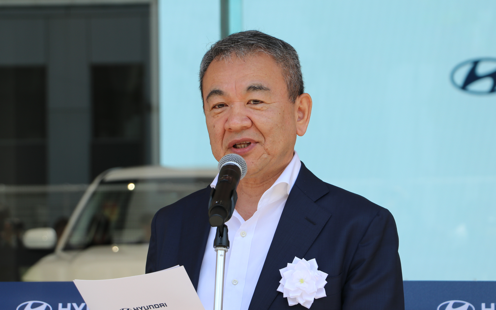 Hyundai Mobility Japanの代表取締役社長 七五三木敏幸（しめぎ としゆき）氏