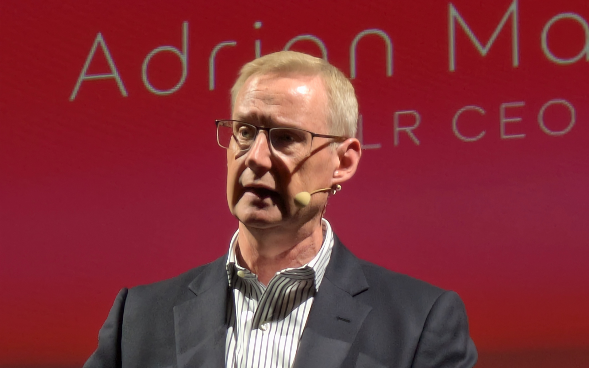 英ジャガー・ランドローバー（JLR）最高経営責任者（CEO） エイドリアン・マーデル氏