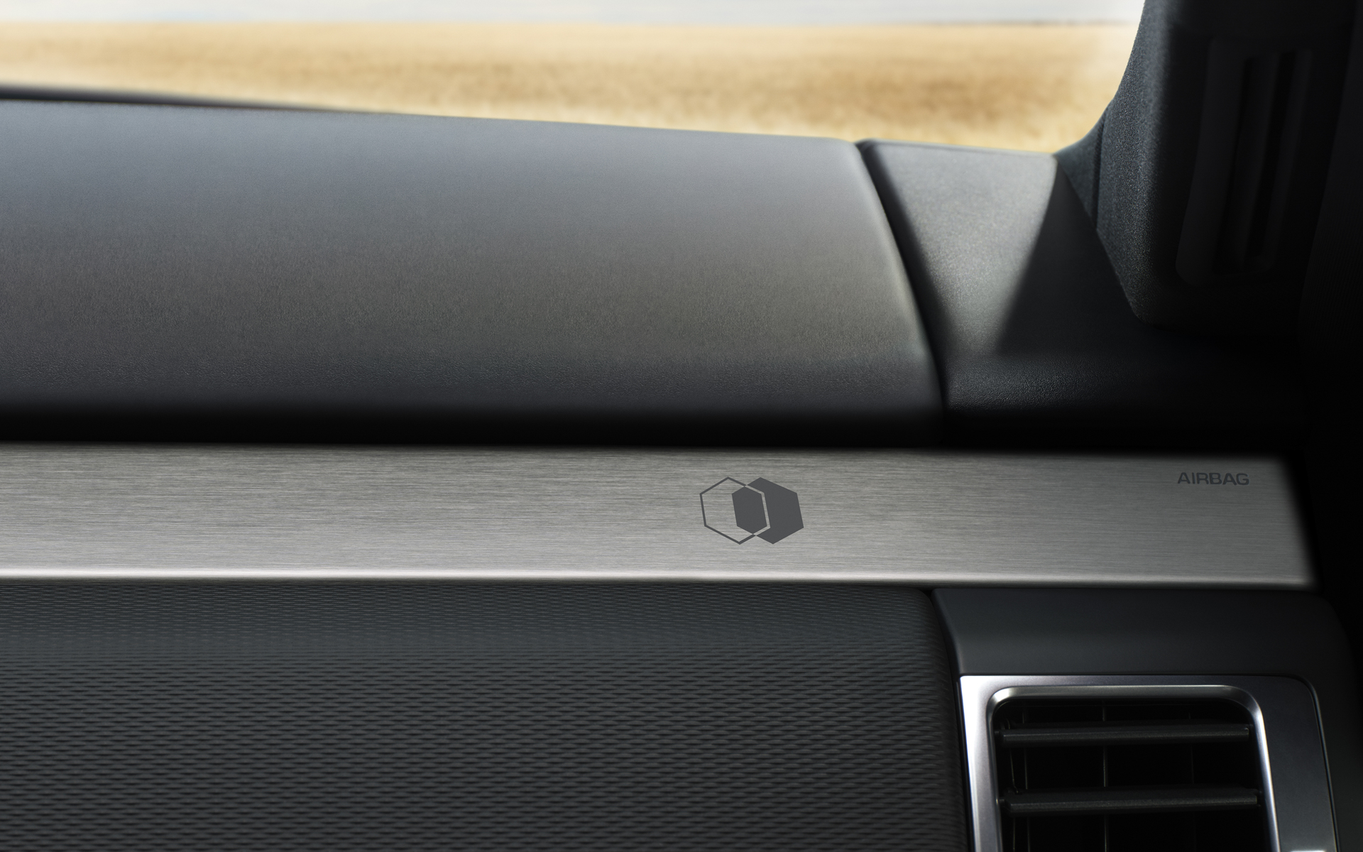 六角形を組み合わせた「GEMINI」専用グラフィックが各所にちりばめられている