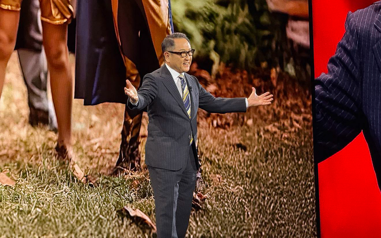 CES2025でウーブンシティの取り組みを語ったトヨタ自動車株式会社 代表取締役会長 豊田章男氏