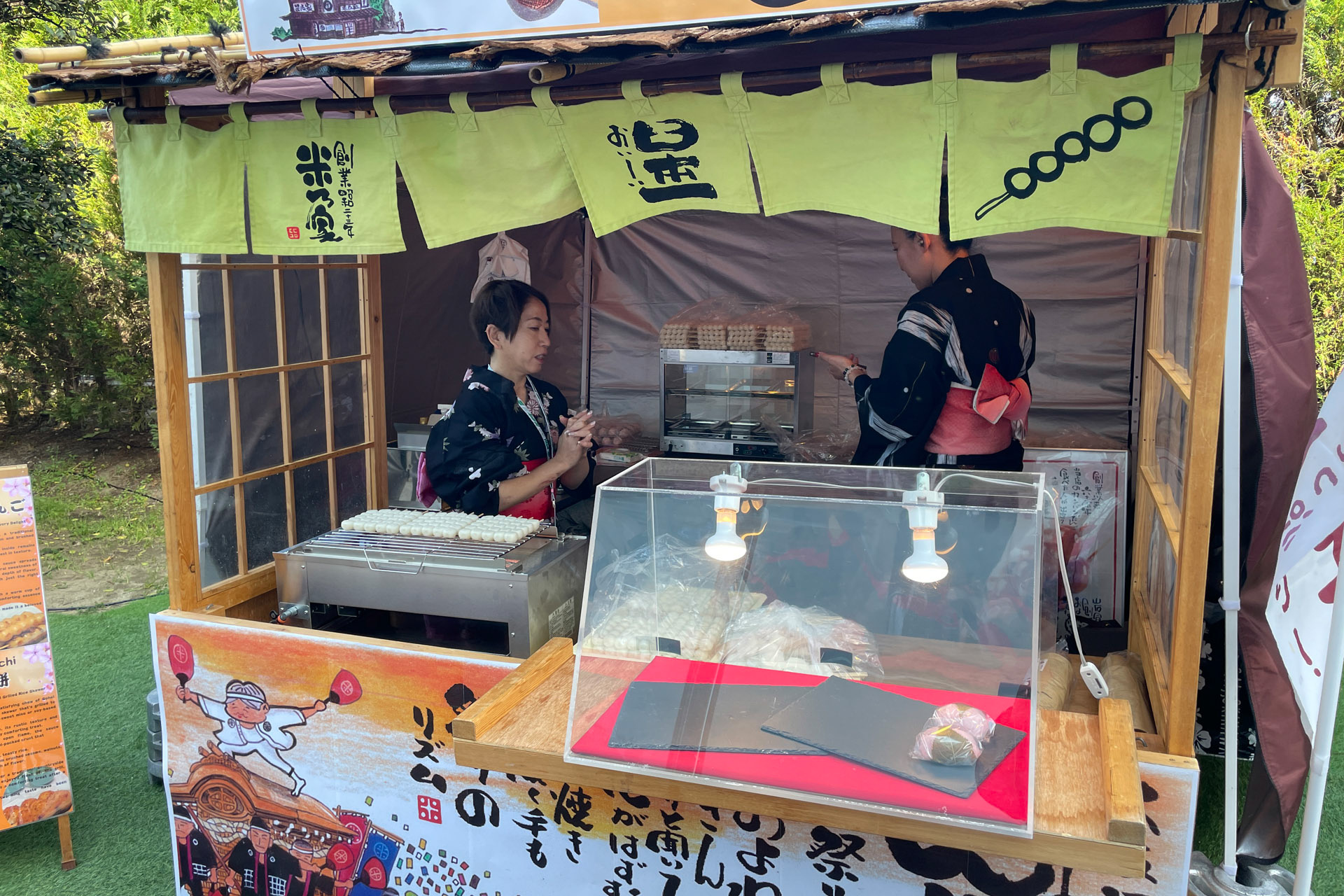 みたらし団子、五平餅など