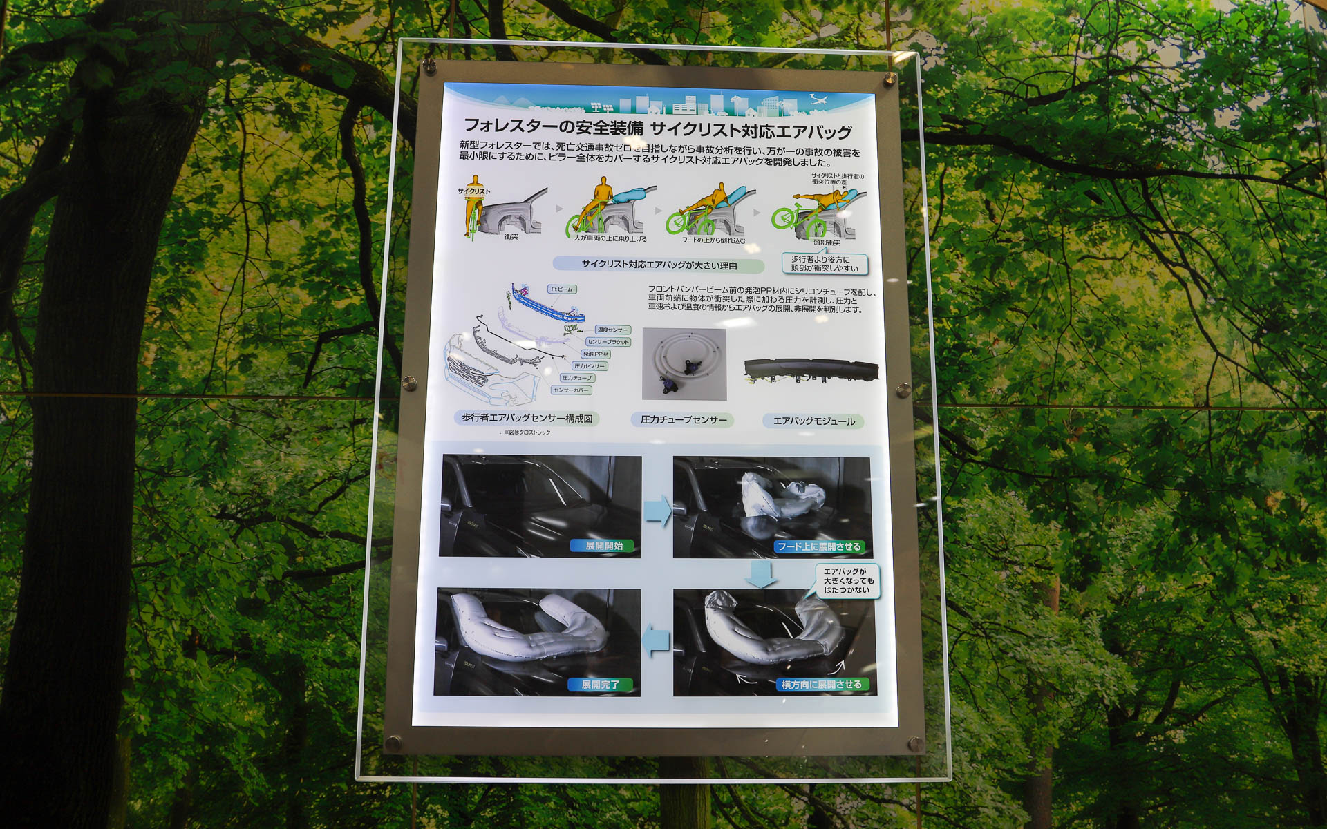 サイクリスト対応歩行者エアバッグについて