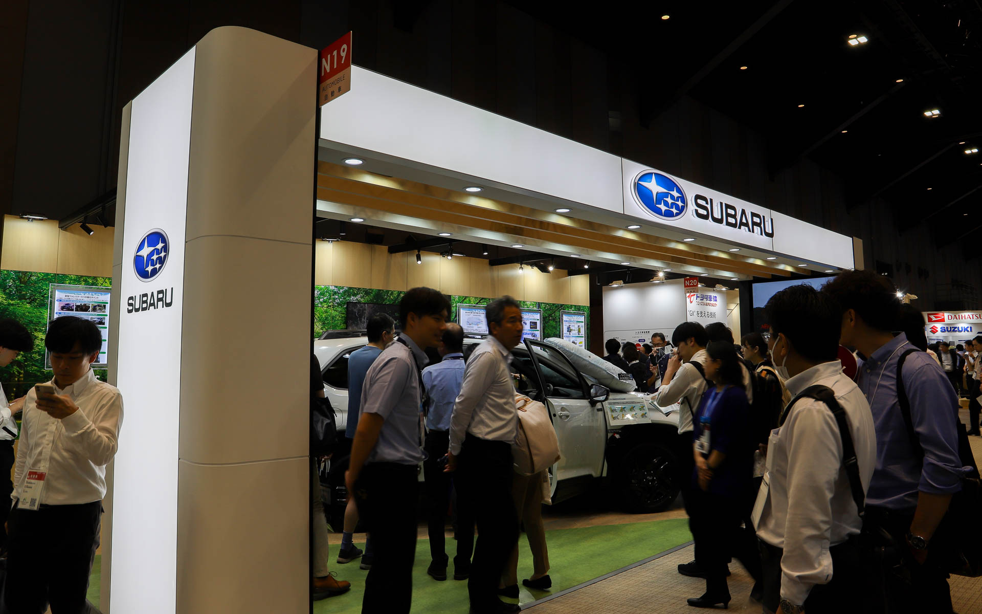 ノース1階のスバルブース