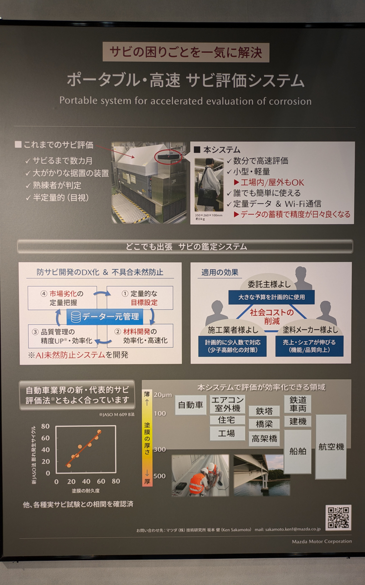 ポータブル・高速 サビ評価システム概要