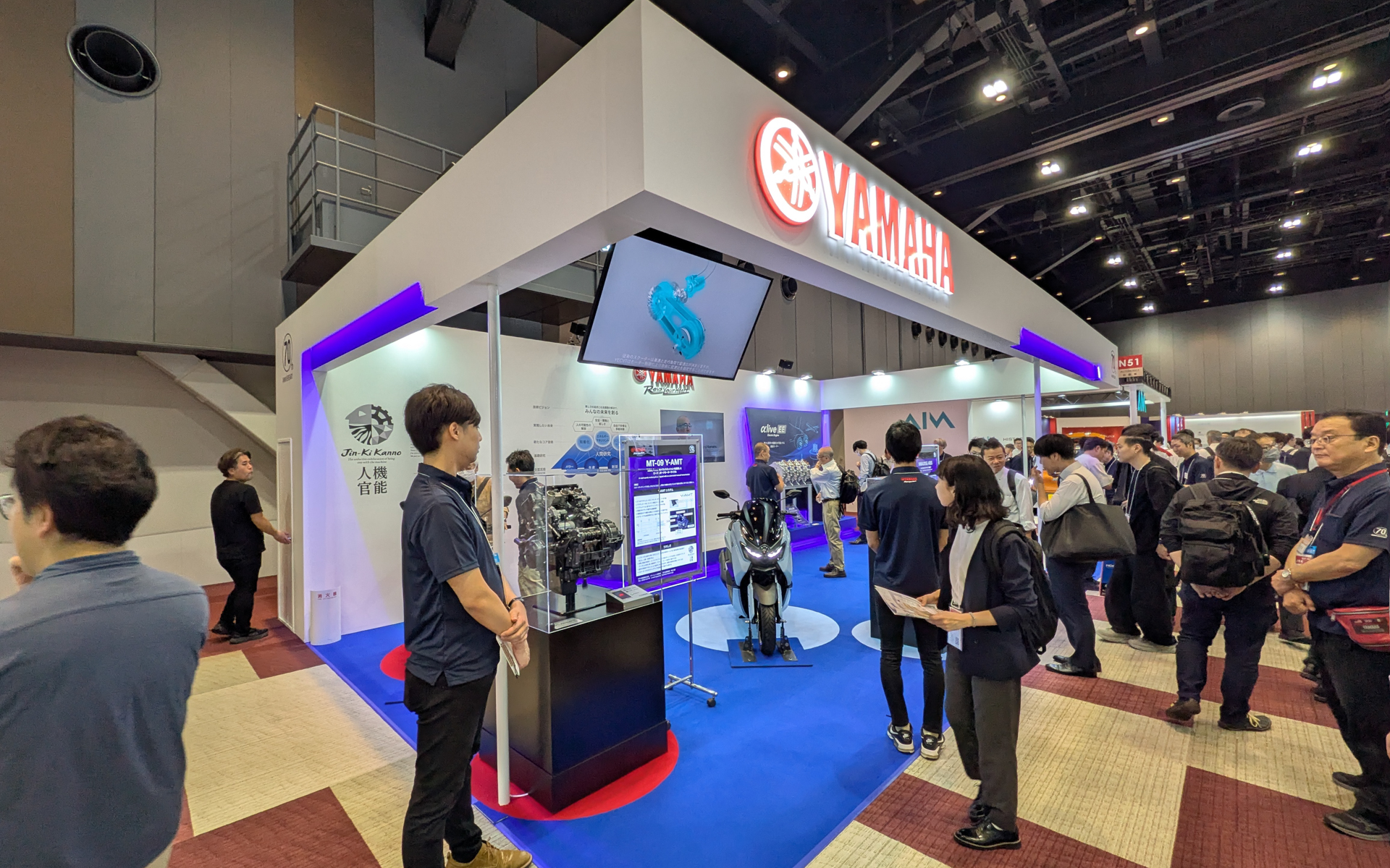 ヤマハブースはノース館（N51）