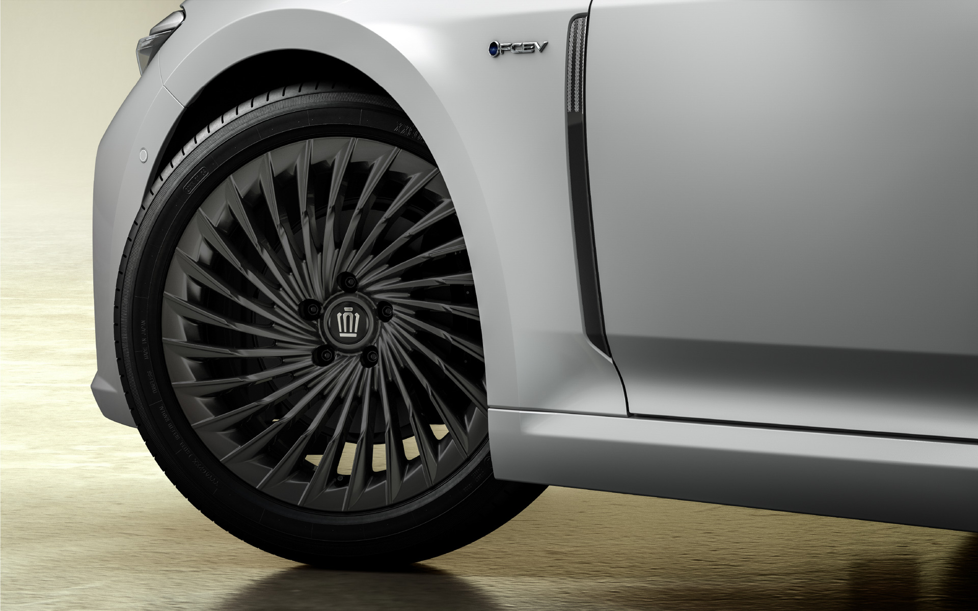 245/45ZR20タイヤ＆20×8.5Jアルミホイール（マットブラック塗装）