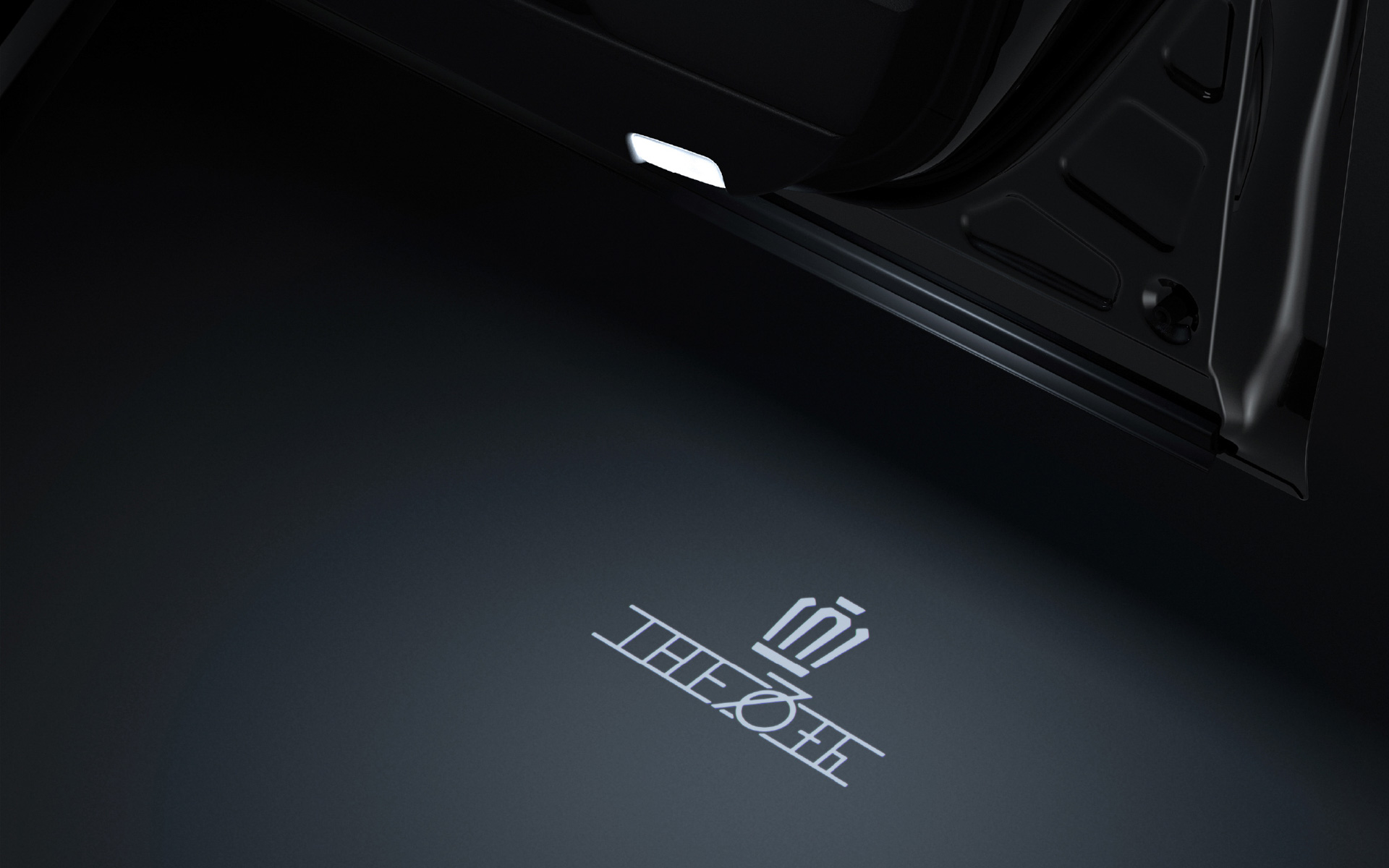 プロジェクションカーテシイルミ（THE 70th ロゴ入り／フロントドア左右）