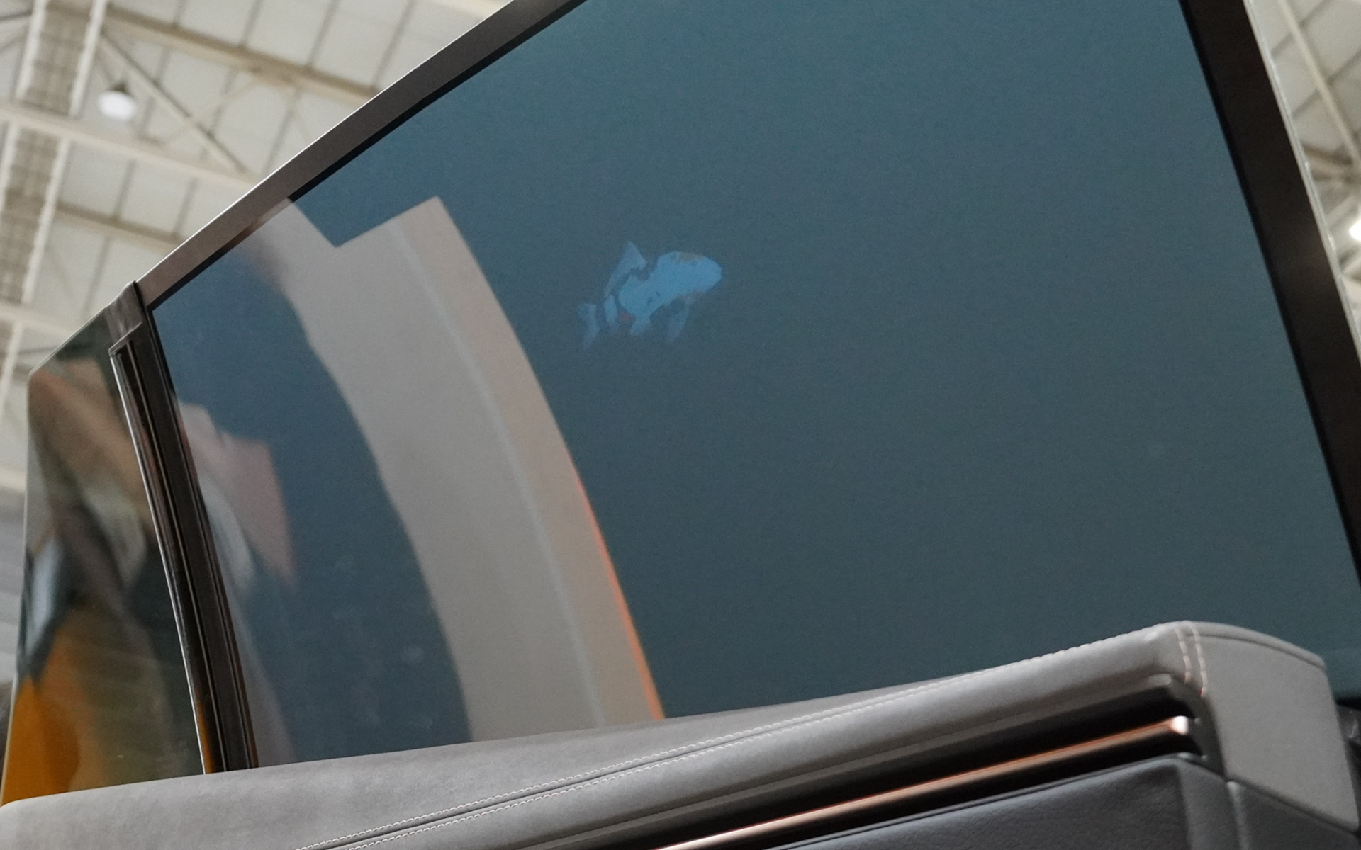 投影するときは非透過状態にして投影する