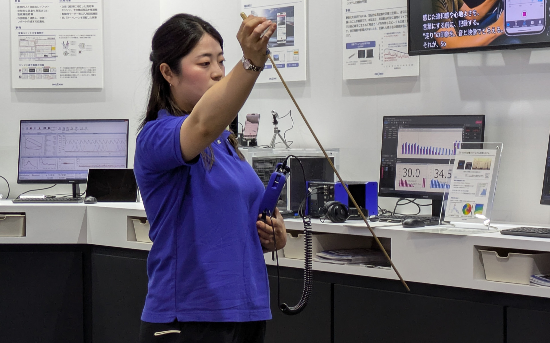 聴診棒などを使う官能検査では、メンテナンス作業が属人的になる傾向がある