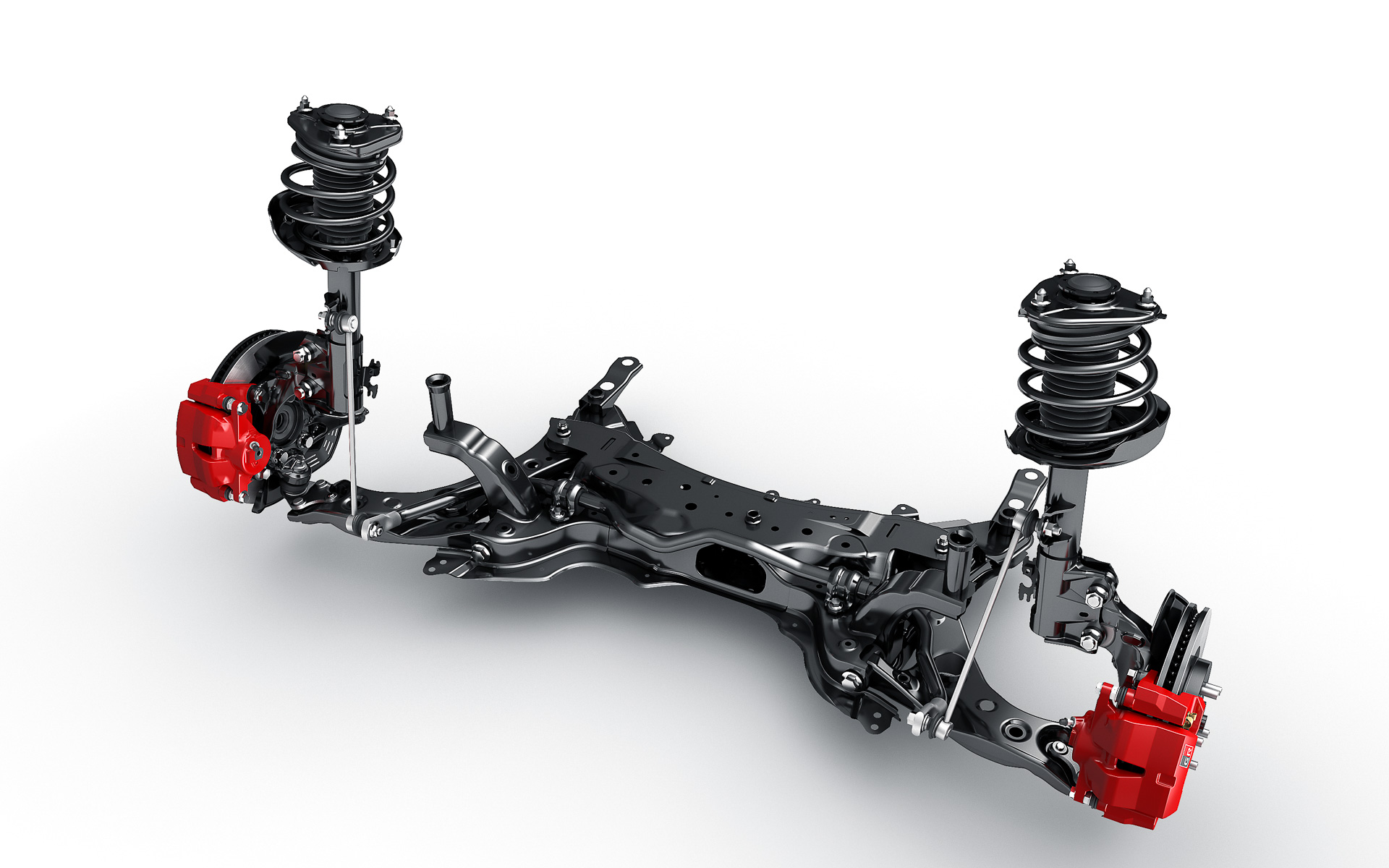 マクファーソンストラット式（フロント）