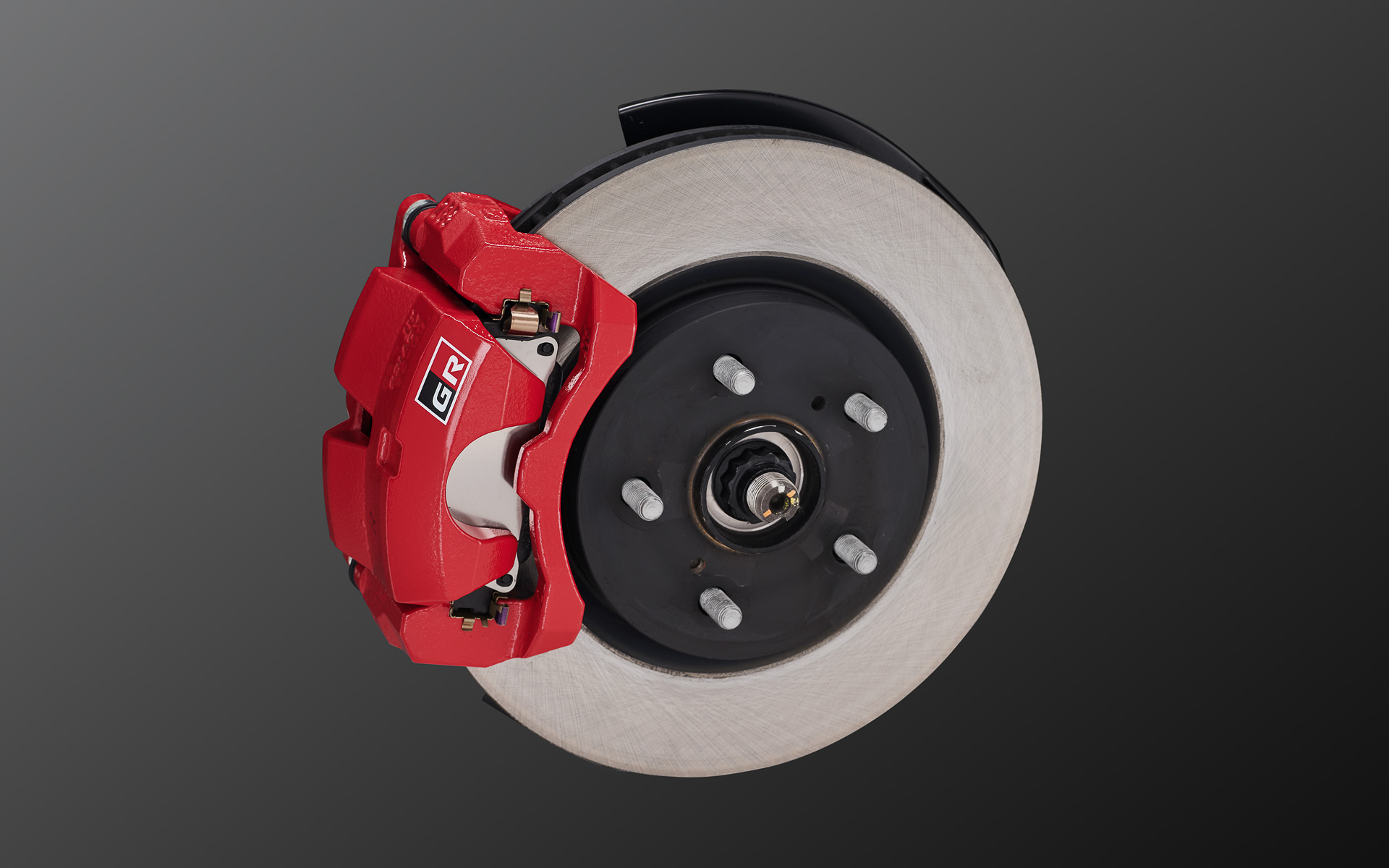 ブレーキキャリパー（レッド塗装［フロント・リア］/GRロゴ付［フロント］）
