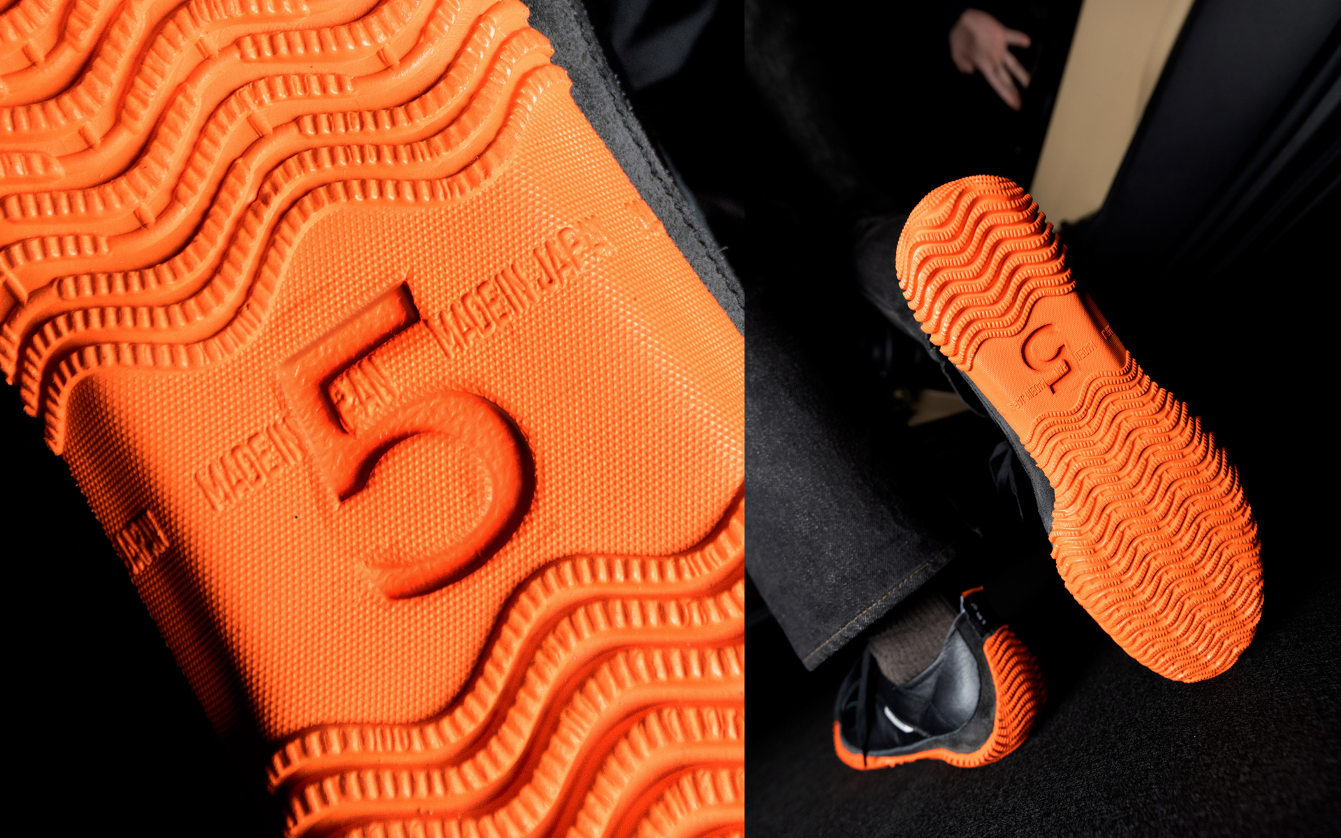 ソールには「MX-5」の「5」を型抜き