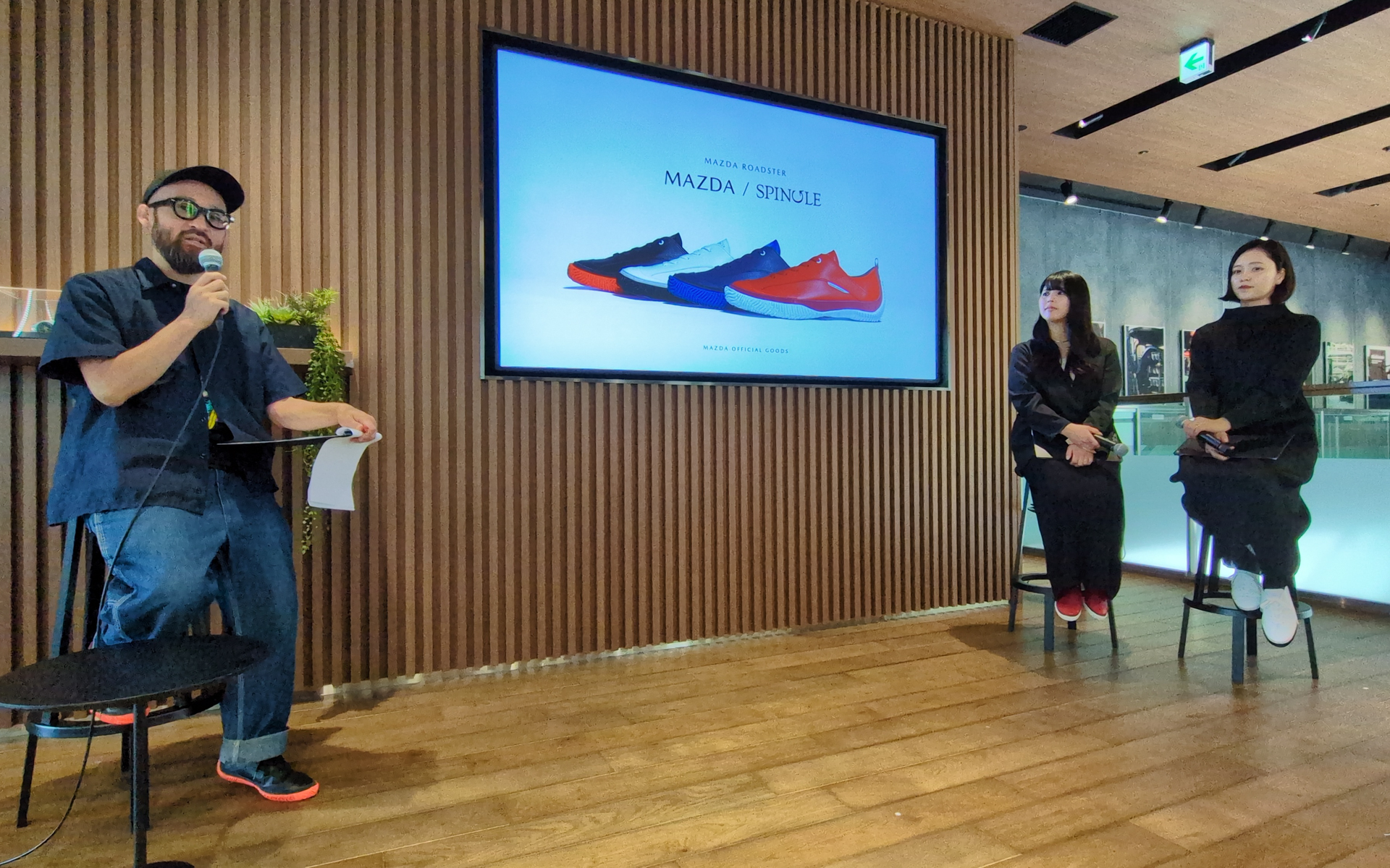 東京都南青山にあるブランド体感施設「MAZDA TRANS AOYAMA」にて商品説明会を実施