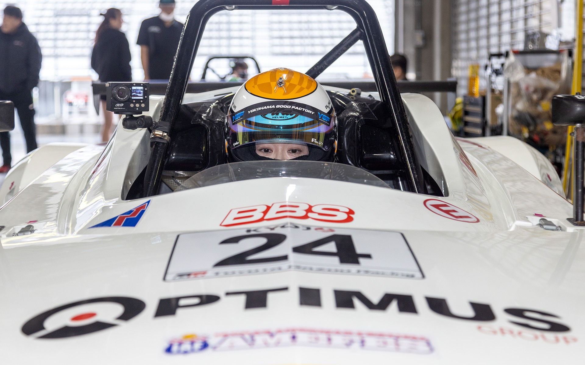 参戦マシンの「VITA-01」はメインスポンサーのロゴがOPTIMUSグループへと変更された