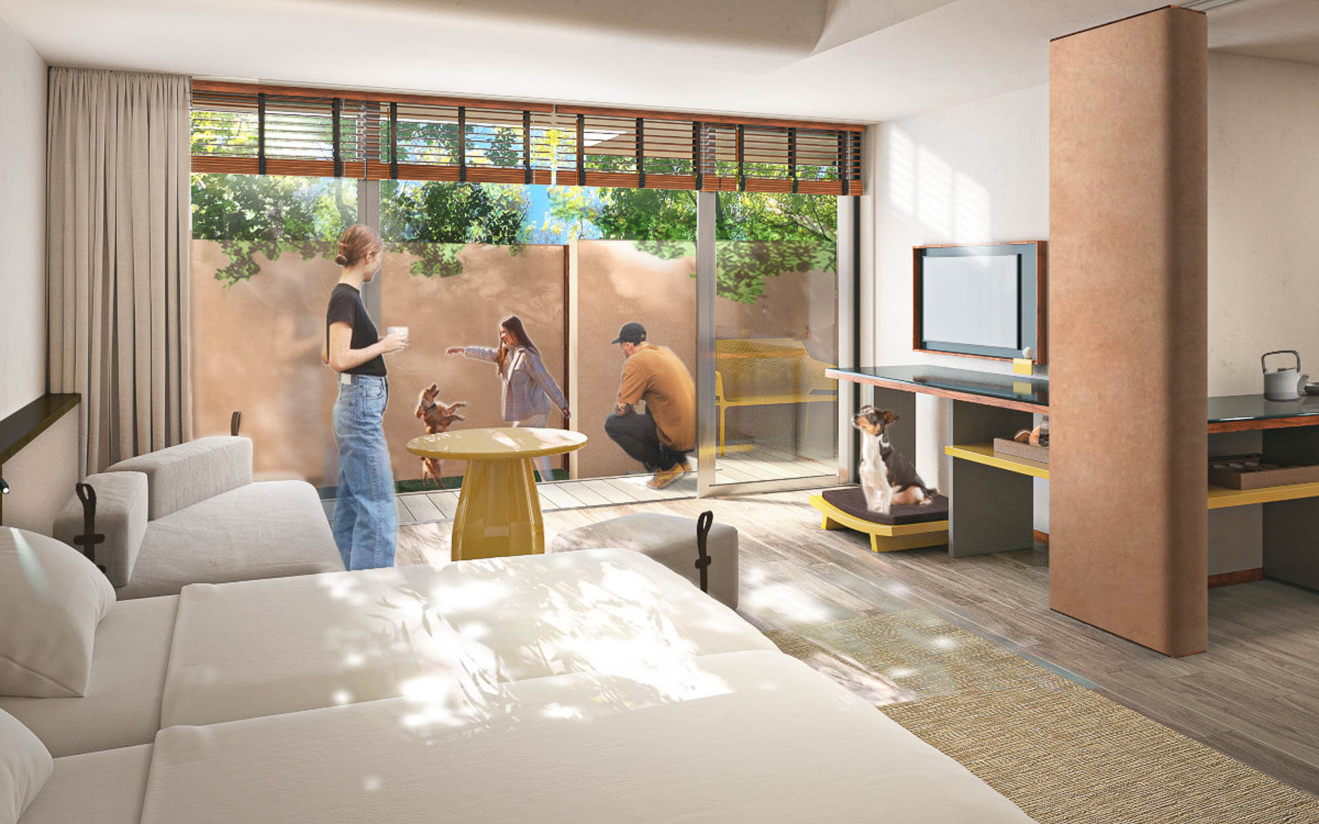 愛犬と泊まれる客室のイメージ