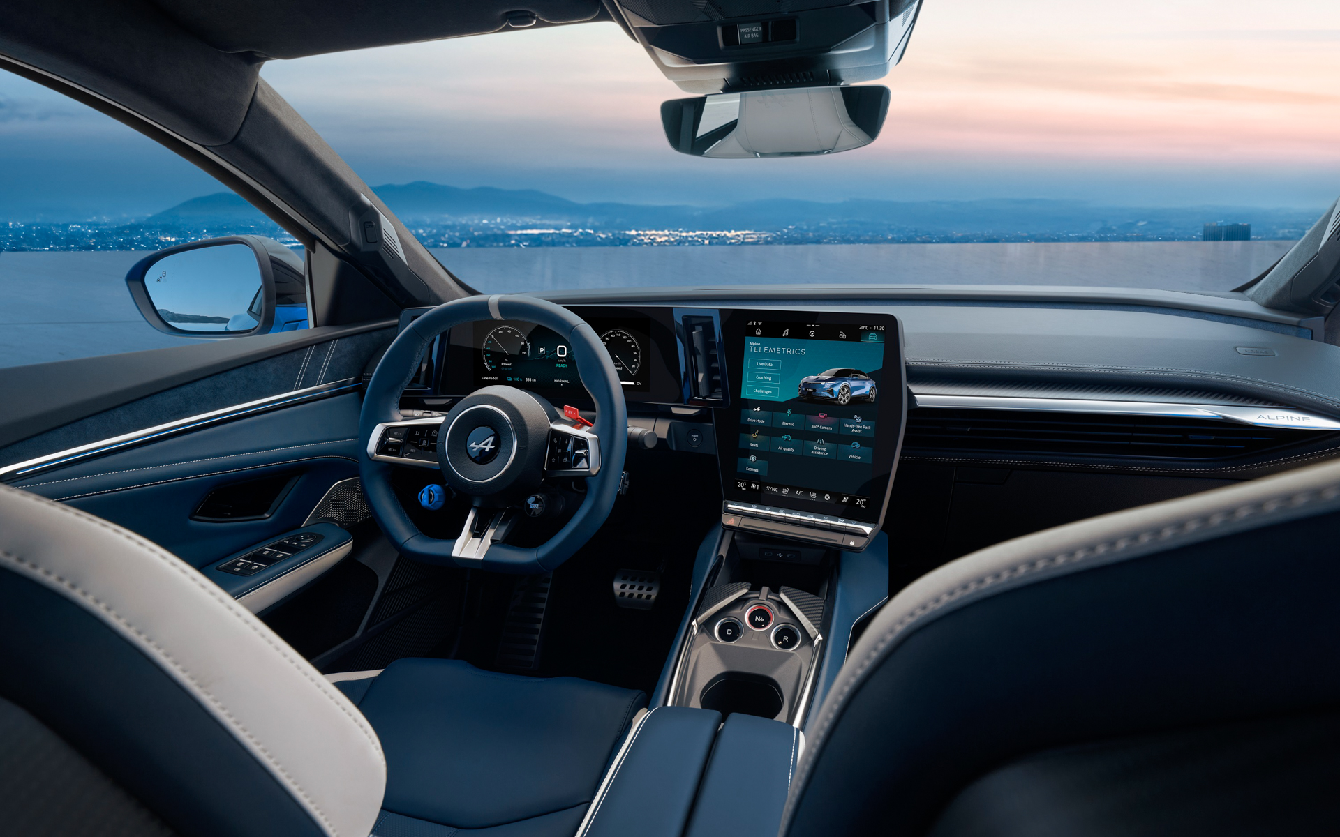 新型バッテリEVモデル「A390」のインテリア